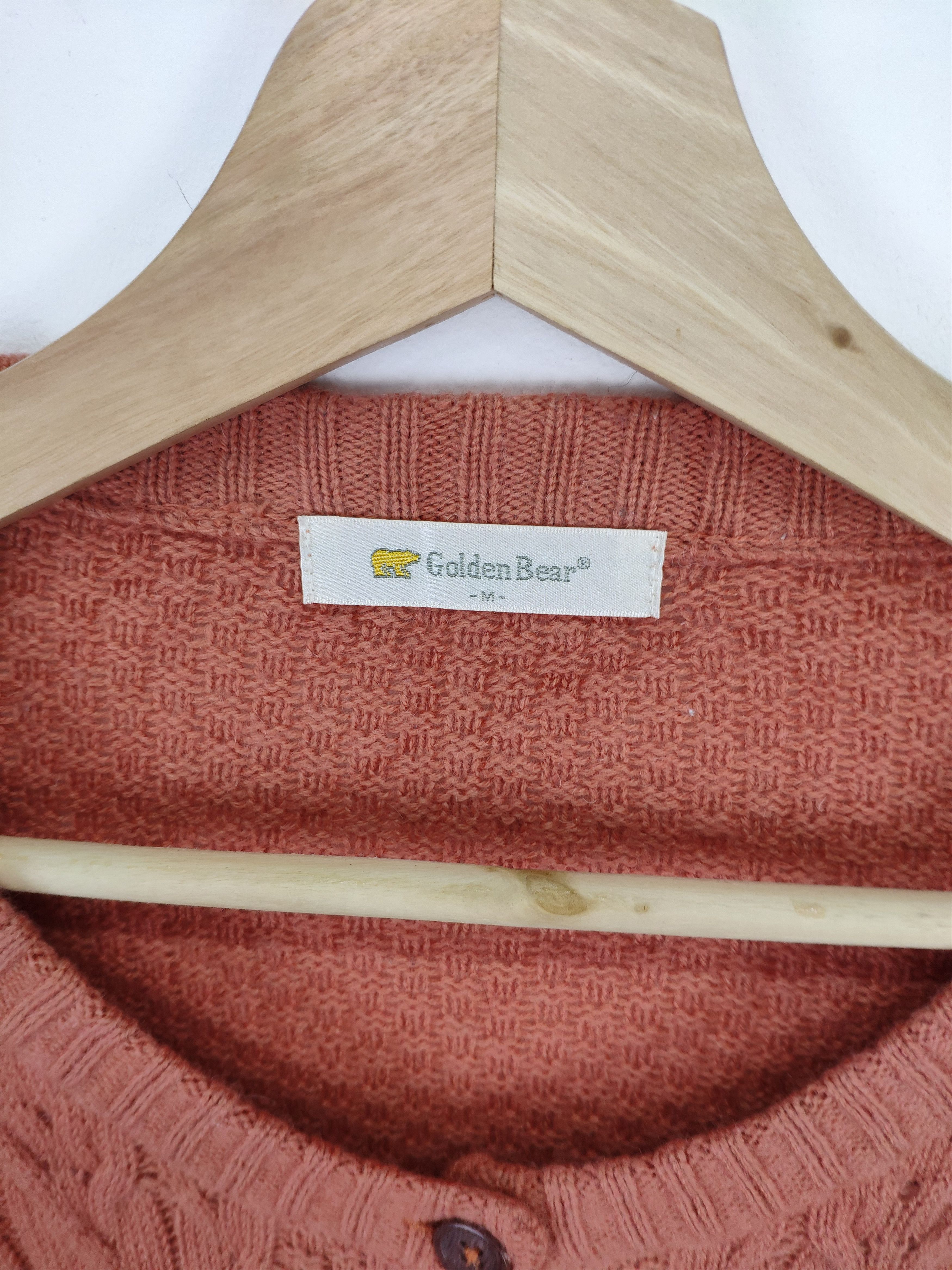 Golden Bear × Vintage Vintage Golden Bear Wool Knit Cardigan Sweater Size US M / EU 48-50 / 2 - 8 Thumbnail