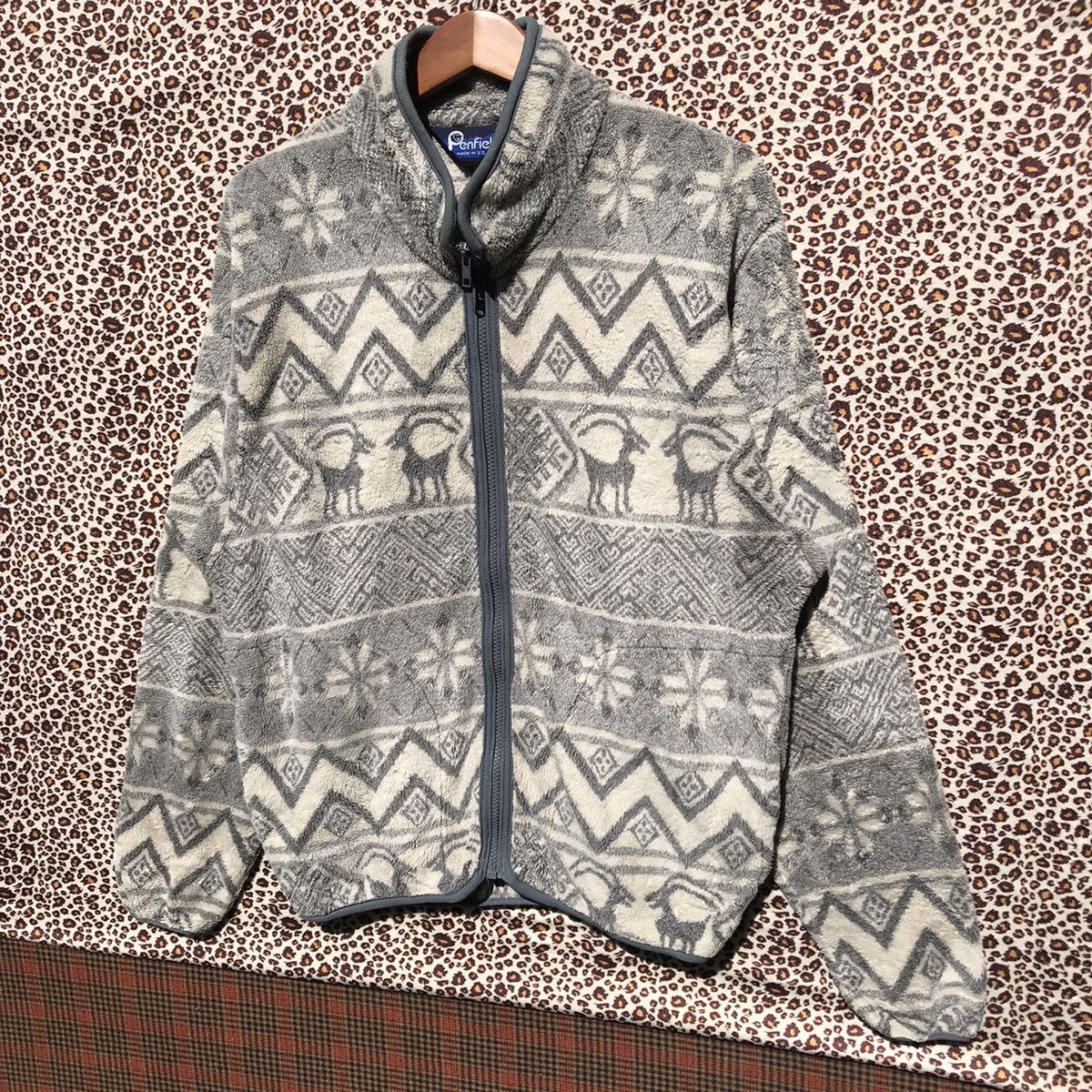 Penfield × Vintage Vintage 90s Penfield Outdoor Fleece Jacket Native Penfield Size US M / EU 48-50 / 2 - 4 Thumbnail