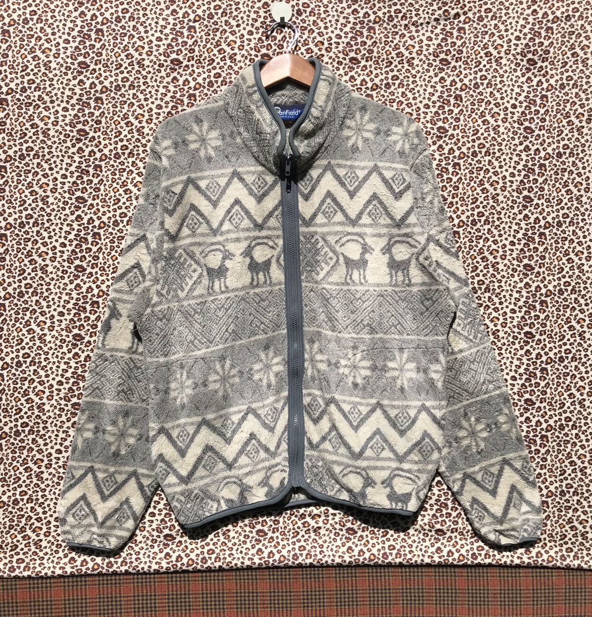 Penfield × Vintage Vintage 90s Penfield Outdoor Fleece Jacket Native Penfield Size US M / EU 48-50 / 2 - 2 Thumbnail