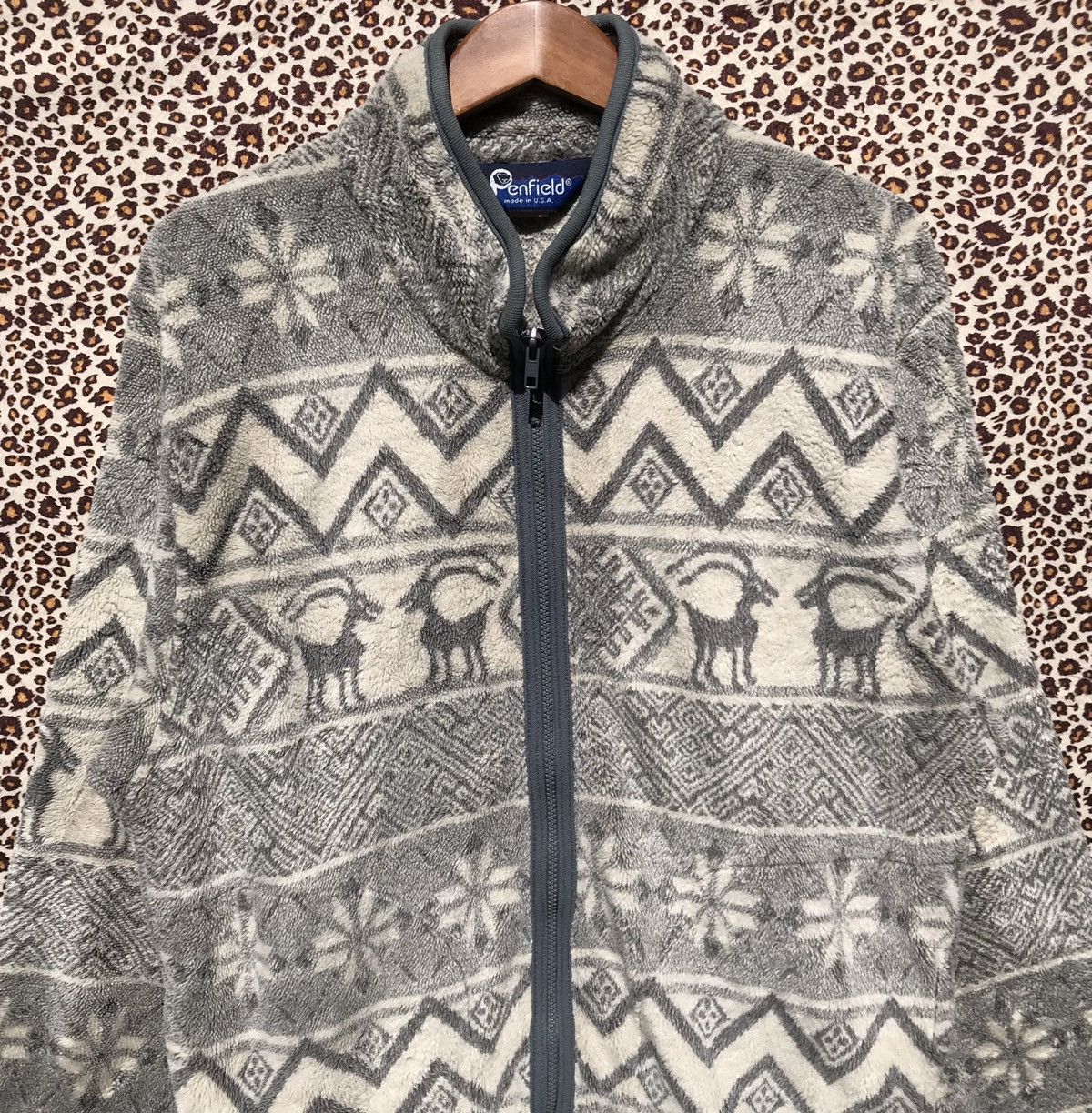 Penfield × Vintage Vintage 90s Penfield Outdoor Fleece Jacket Native Penfield Size US M / EU 48-50 / 2 - 5 Thumbnail