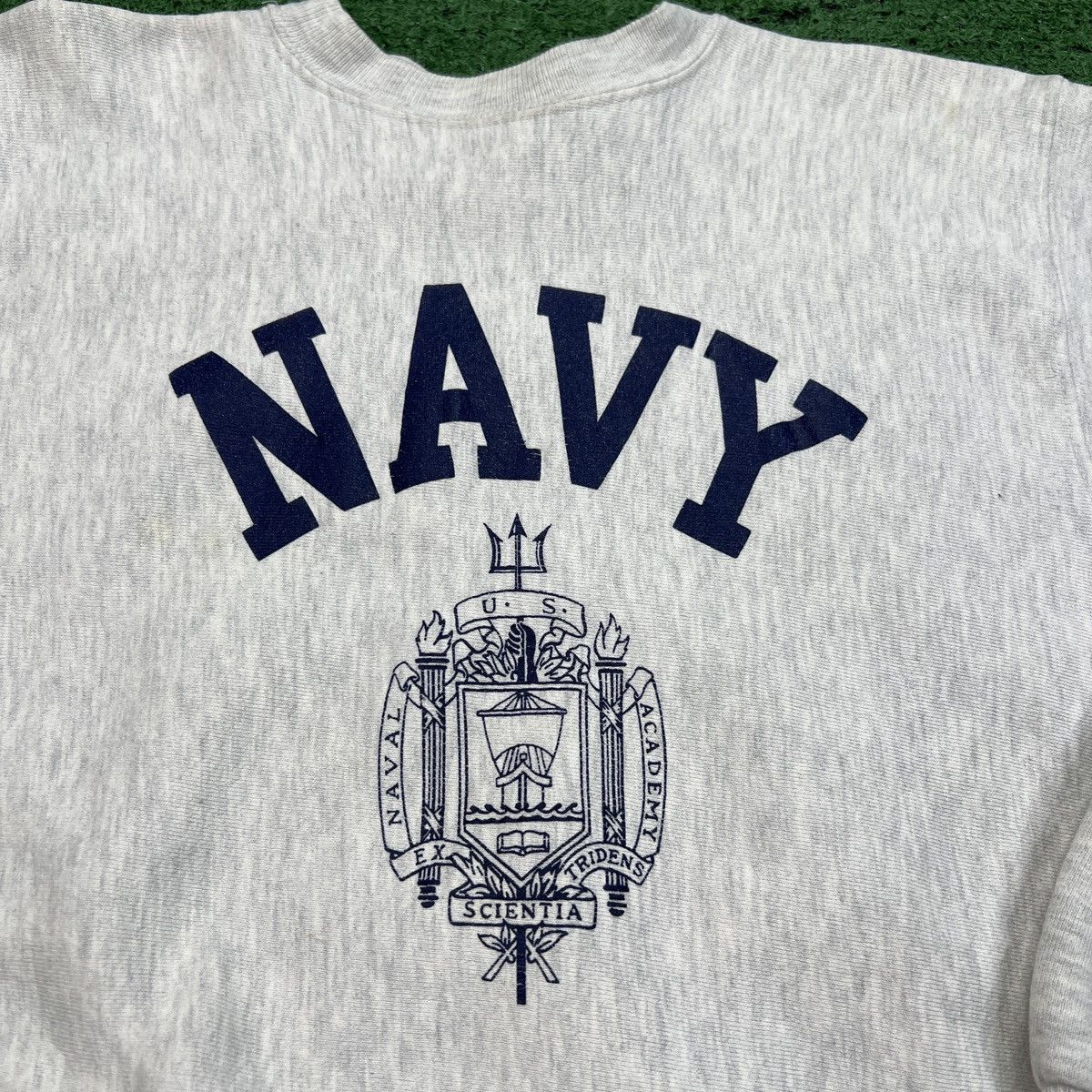 Champion VINTAGE U.S. Naval Academy Reverse Weave Crewneck Pullover Size US S / EU 44-46 / 1 - 3 Thumbnail