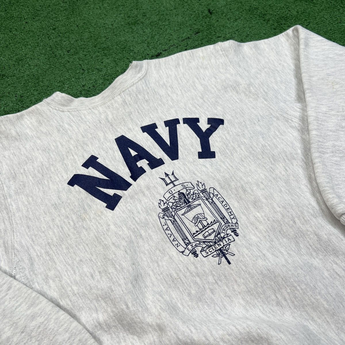 Champion VINTAGE U.S. Naval Academy Reverse Weave Crewneck Pullover Size US S / EU 44-46 / 1 - 4 Thumbnail