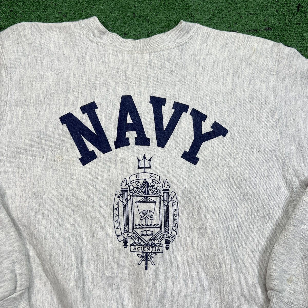 Champion VINTAGE U.S. Naval Academy Reverse Weave Crewneck Pullover Size US S / EU 44-46 / 1 - 7 Thumbnail