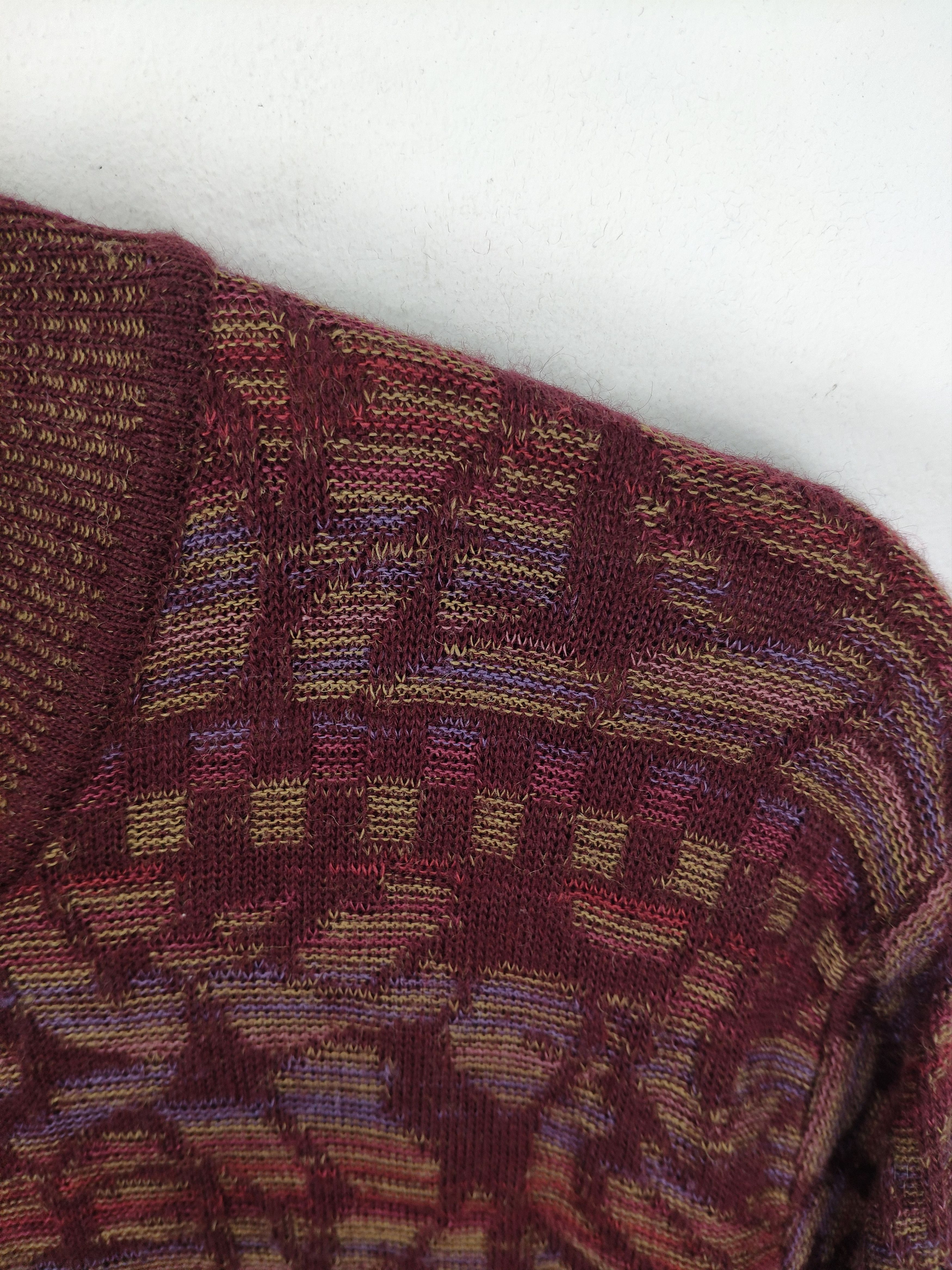 Japanese Brand Vintage 90 S Wool Knit Cardigan Sweater Size M / US 6-8 / IT 42-44 - 8 Thumbnail