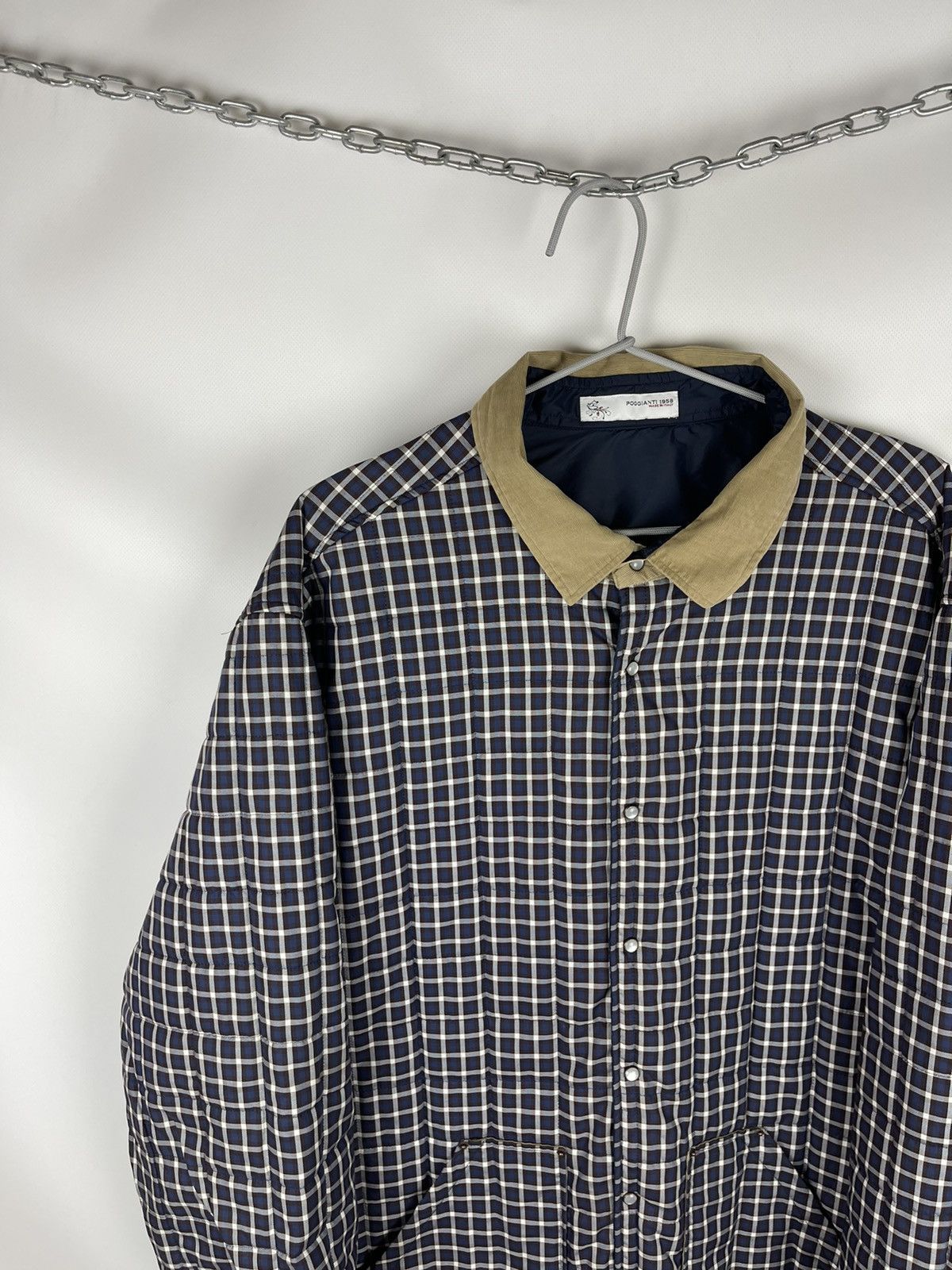 Other Poggianti 1958 reversible shimmer nylon/quilted checkered Size US XL / EU 56 / 4 - 13 Thumbnail
