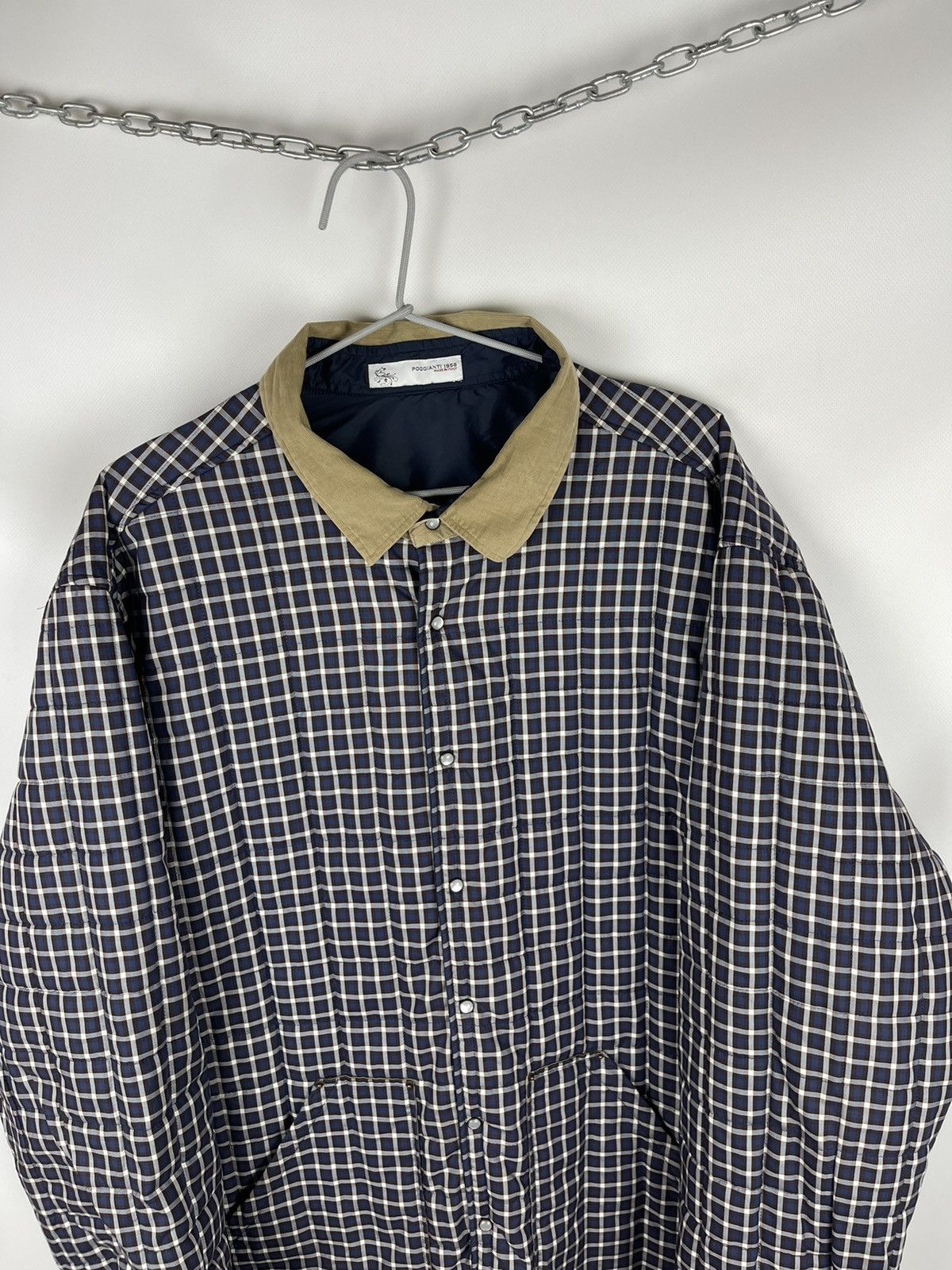 Other Poggianti 1958 reversible shimmer nylon/quilted checkered Size US XL / EU 56 / 4 - 17 Thumbnail