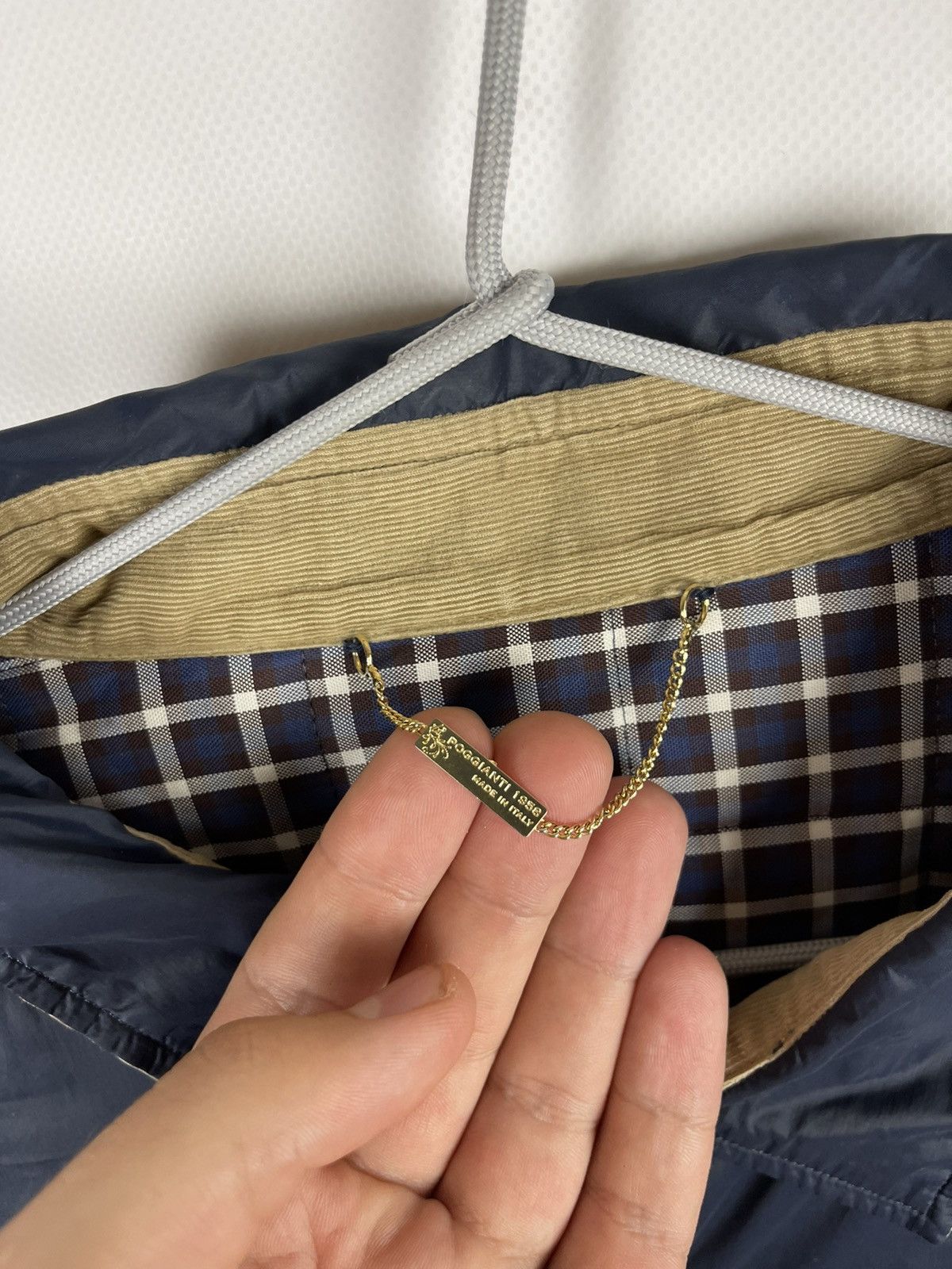 Other Poggianti 1958 reversible shimmer nylon/quilted checkered Size US XL / EU 56 / 4 - 10 Thumbnail
