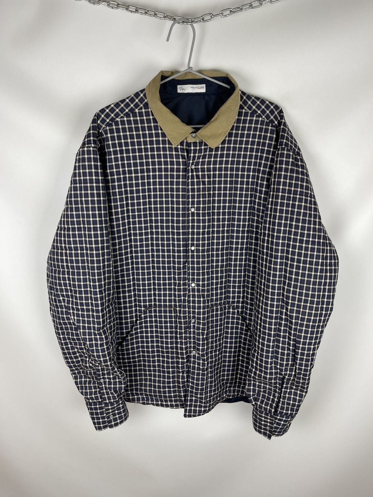 Other Poggianti 1958 reversible shimmer nylon/quilted checkered Size US XL / EU 56 / 4 - 1 Thumbnail