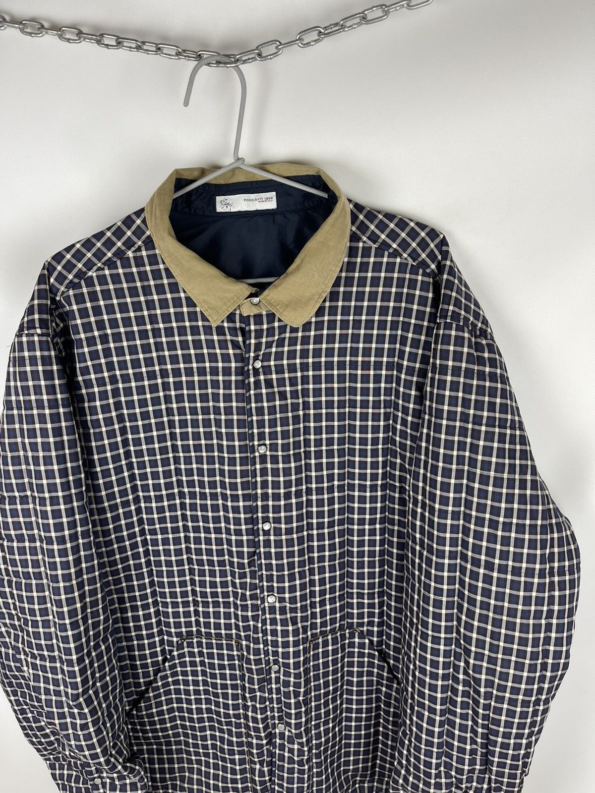 Other Poggianti 1958 reversible shimmer nylon/quilted checkered Size US XL / EU 56 / 4 - 18 Thumbnail