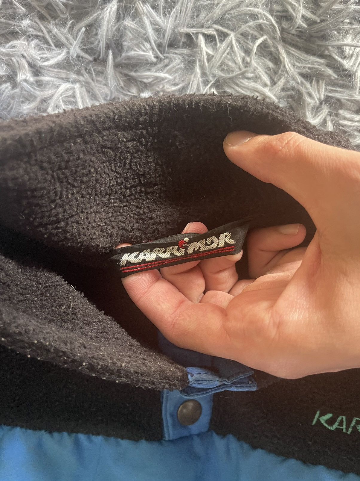 Karrimor × Vintage Karrimor 80s vintage anorak fleece jacket Size US L / EU 52-54 / 3 - 3 Thumbnail