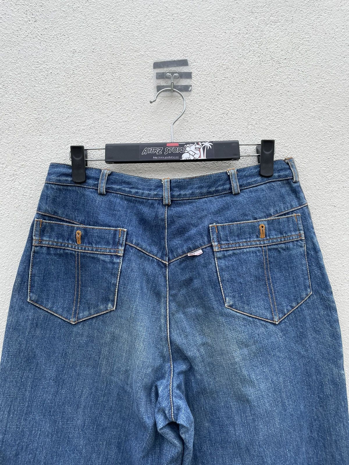 Designer × Japanese Brand Rare! 90s Papas Maniere De Heming Baggy Denim Jeans Size US 30 / EU 46 - 8 Thumbnail