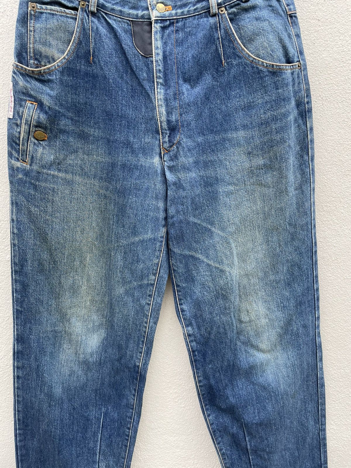 Designer × Japanese Brand Rare! 90s Papas Maniere De Heming Baggy Denim Jeans Size US 30 / EU 46 - 3 Thumbnail