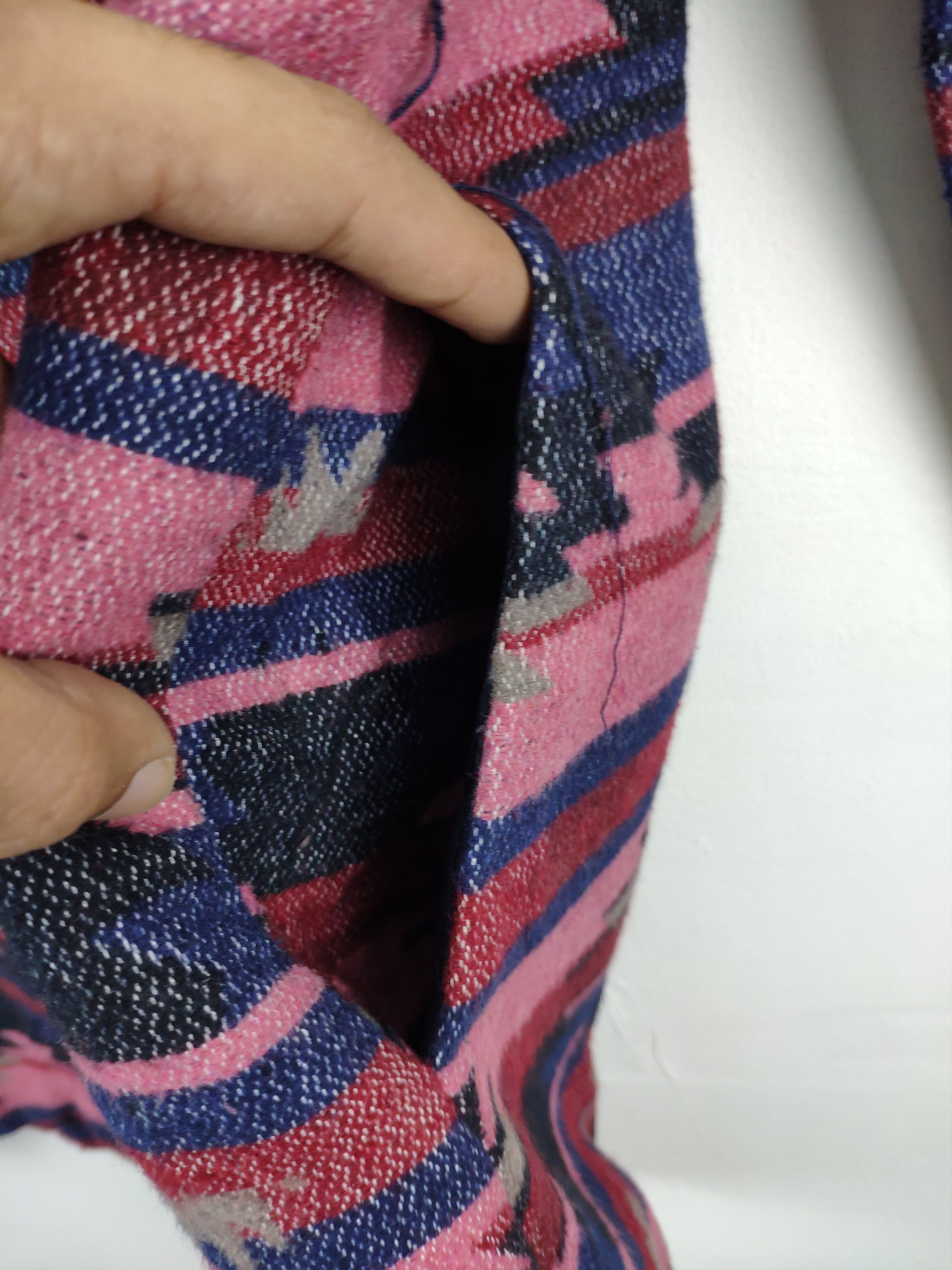 Japanese Brand Vintage Wool Hoodie Cardigan Navajo Native Style Size XS / US 0-2 / IT 36-38 - 13 Thumbnail