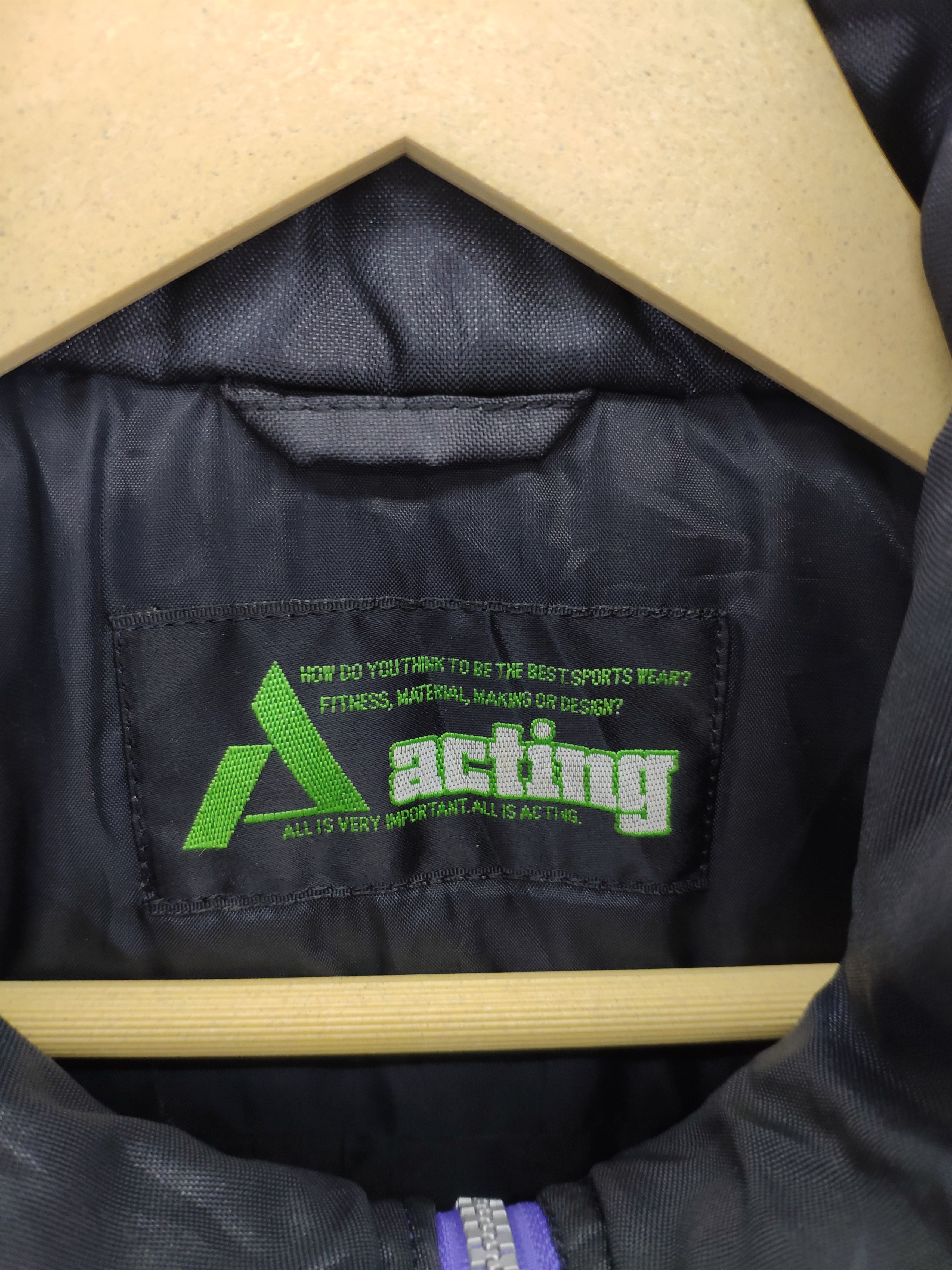 Japanese Brand × Vintage Vintage Sports Wear Jacket by Acting Size US L / EU 52-54 / 3 - 3 Thumbnail