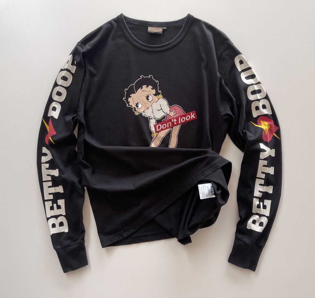 Vintage Betty Boop Longsleeve Shirt Size US M / EU 48-50 / 2 - 2 Thumbnail
