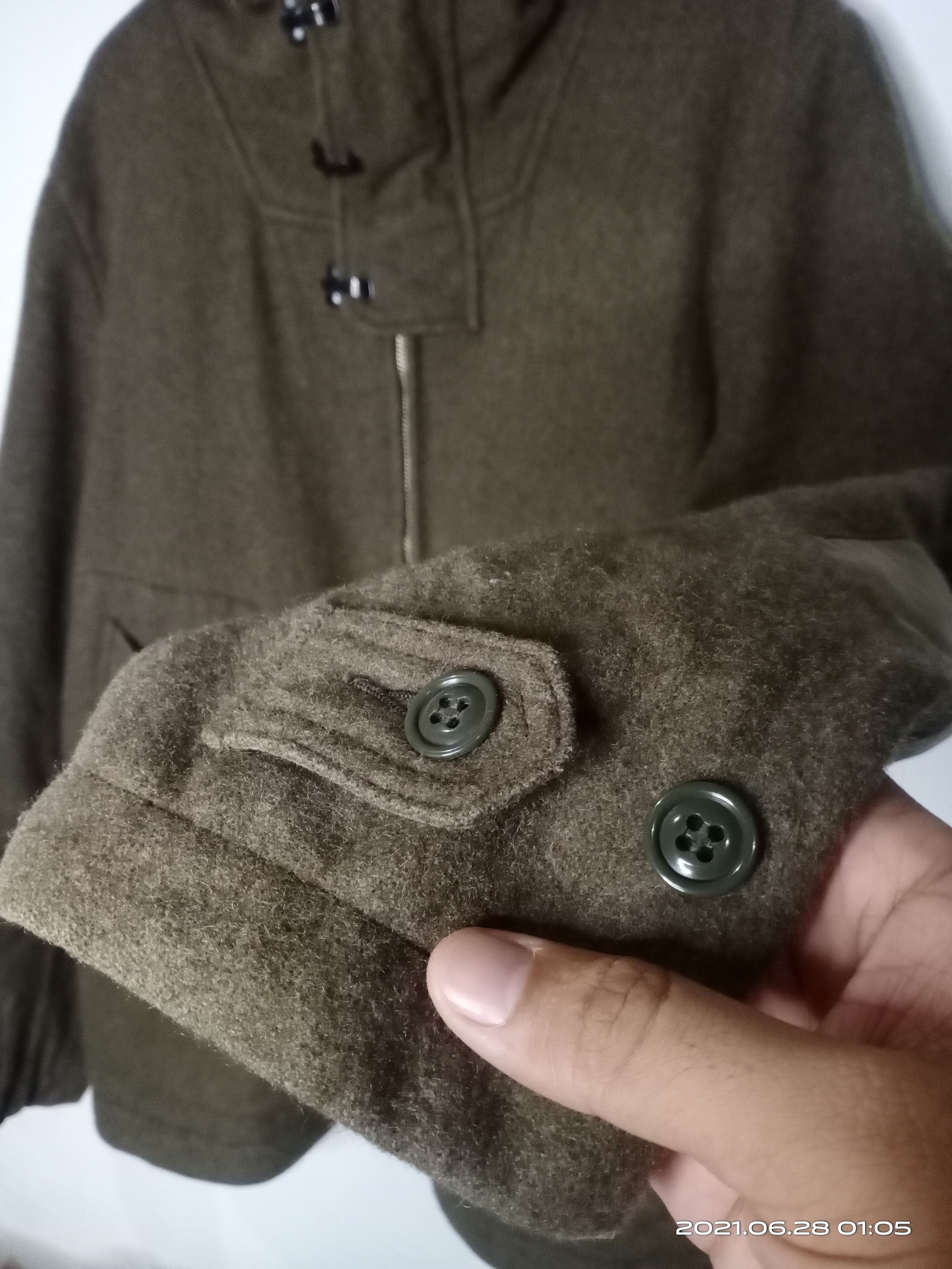 OMNIGOD VINTAGE OMNIGOD WOOL ZIPPER HOODIE JACKET Size US M / EU 48-50 / 2 - 11 Thumbnail
