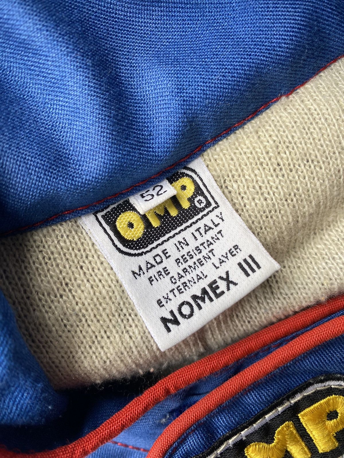 S.T. Dupont ⚡️Steals⚡️ Vintage OMP Nomex racing suit Size US 36 / EU 52 - 9 Thumbnail