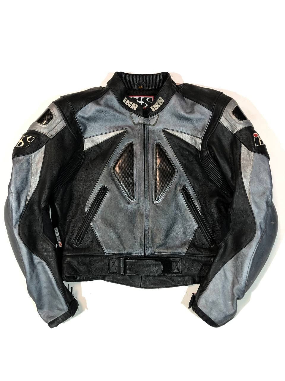 image of Leather Jacket x Moto Ixs Multi Leather Moto Racing Jacket Vintage, Men's