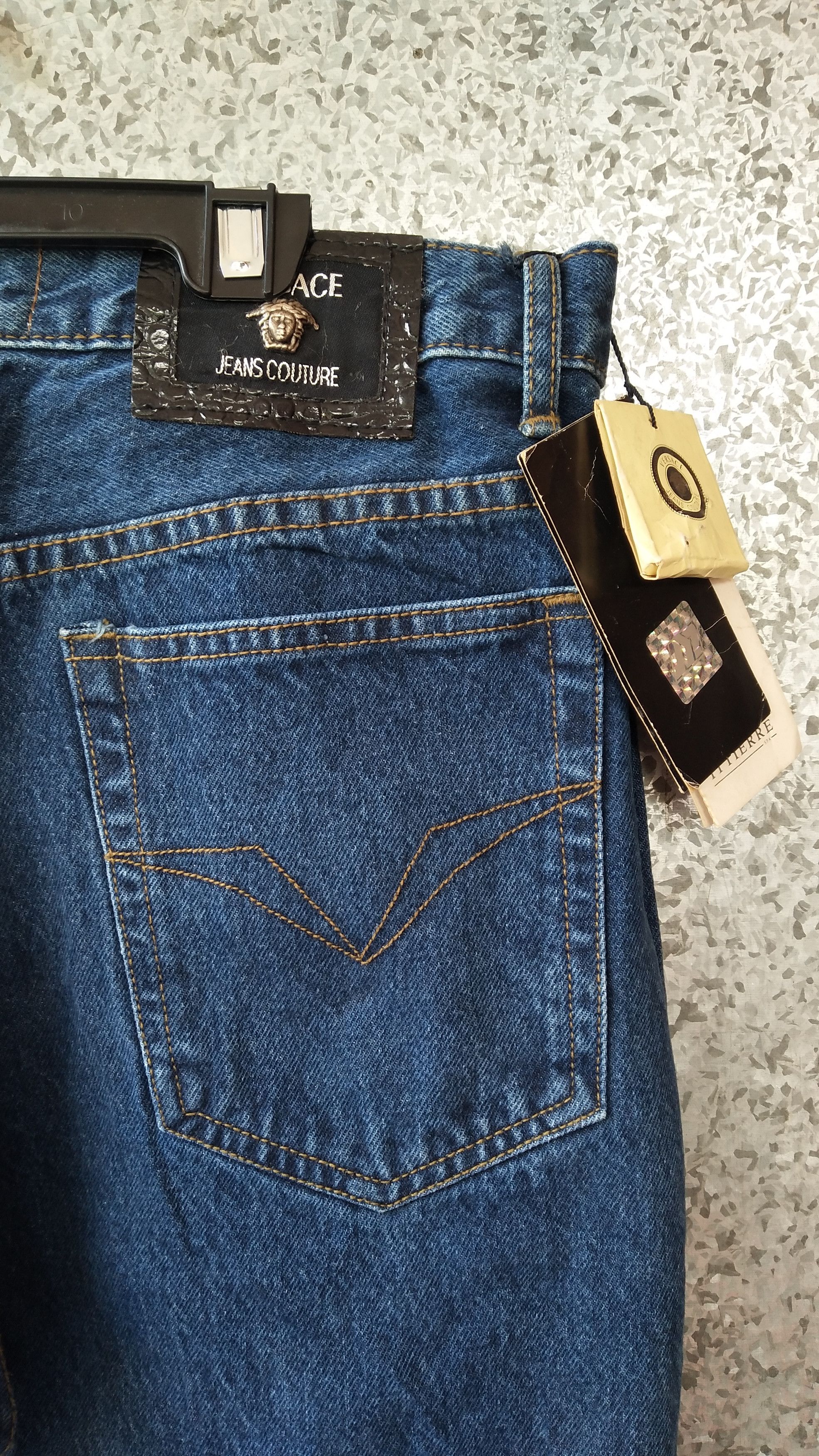Versace 🔥 Deadstock Versace Jeans Couture ITTIERRE Blue Denim Jeans Size US 32 / EU 48 - 9 Thumbnail
