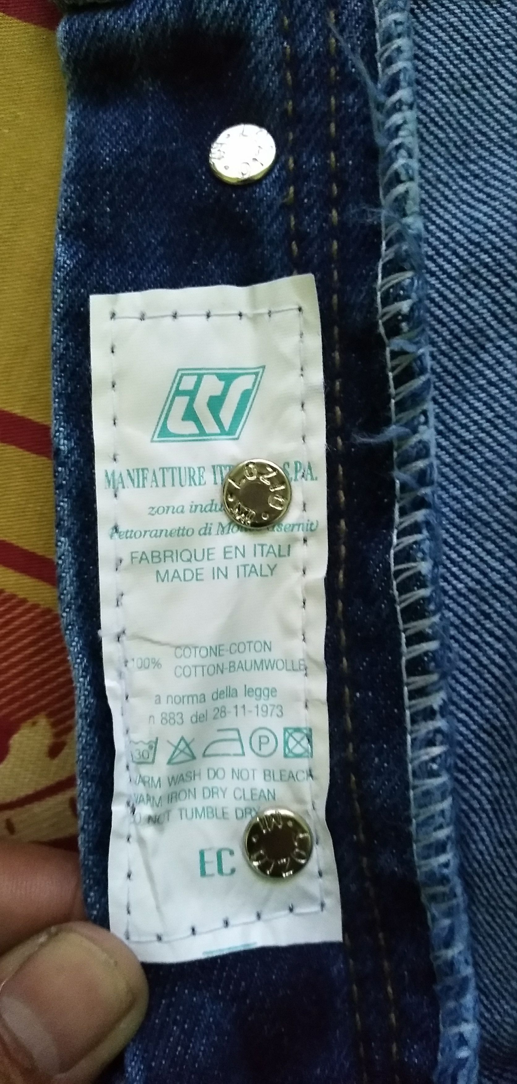 Versace 🔥 Deadstock Versace Jeans Couture ITTIERRE Blue Denim Jeans Size US 32 / EU 48 - 14 Thumbnail
