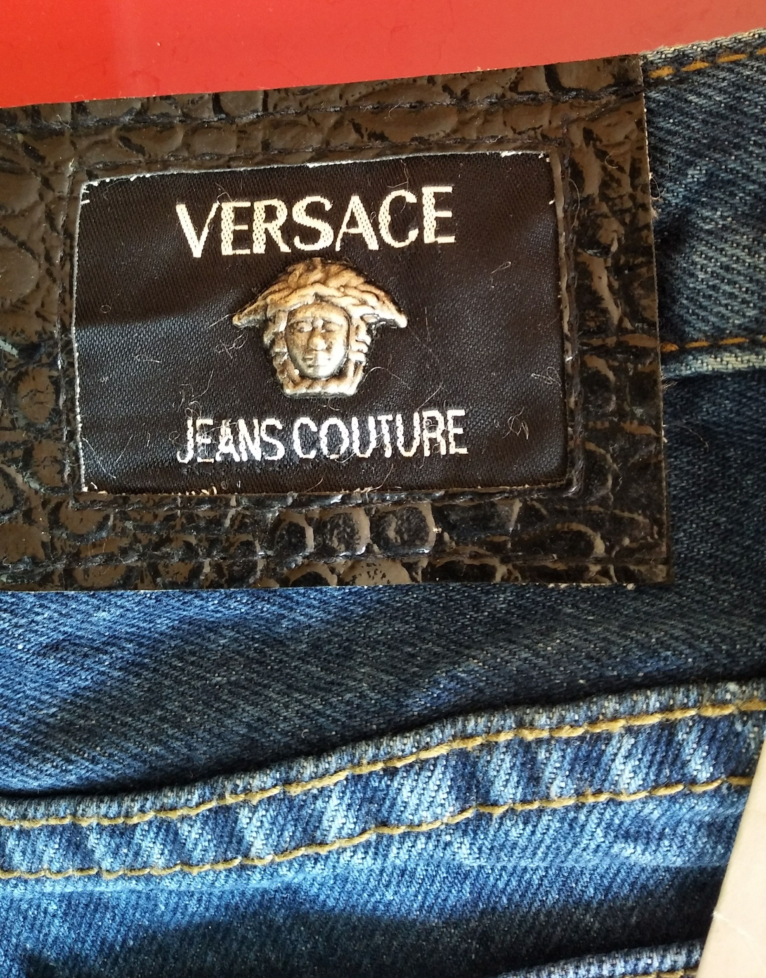 Versace 🔥 Deadstock Versace Jeans Couture ITTIERRE Blue Denim Jeans Size US 32 / EU 48 - 8 Thumbnail