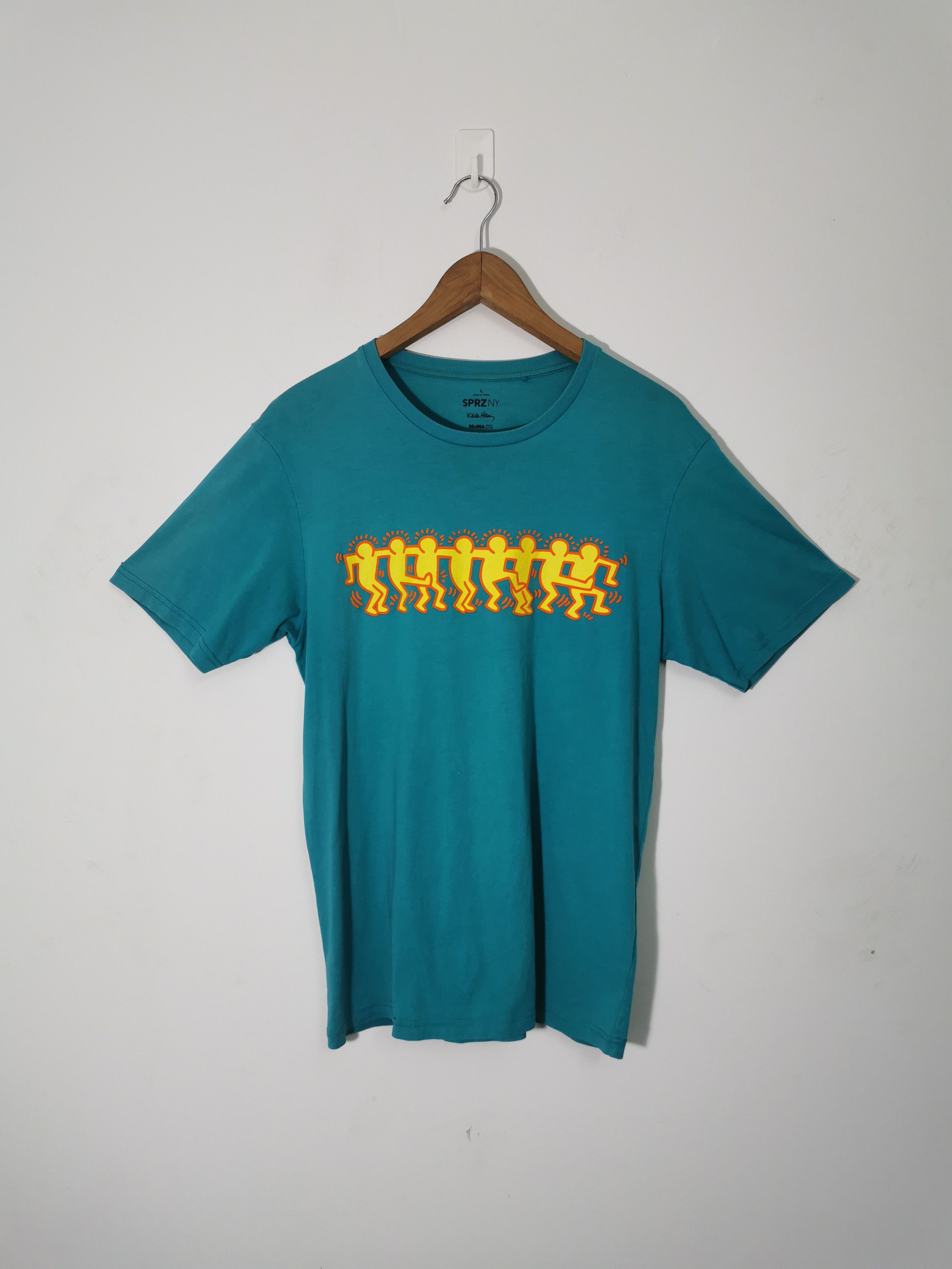KEITH HARING x UNIQLO MOMA Special Edition Tattoo Tee Shirt Top Long Sleeve