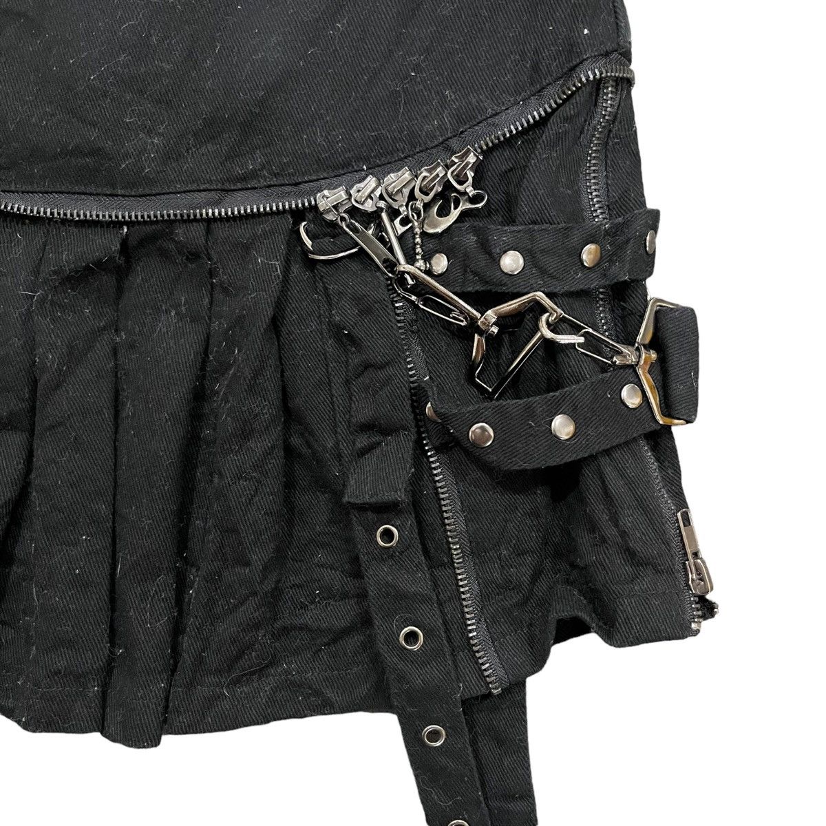 If Six Was Nine Rare Japanese Brand Seditionaries Punk Raver Mini Skirt Size 28" / US 6 / IT 42 - 9 Thumbnail
