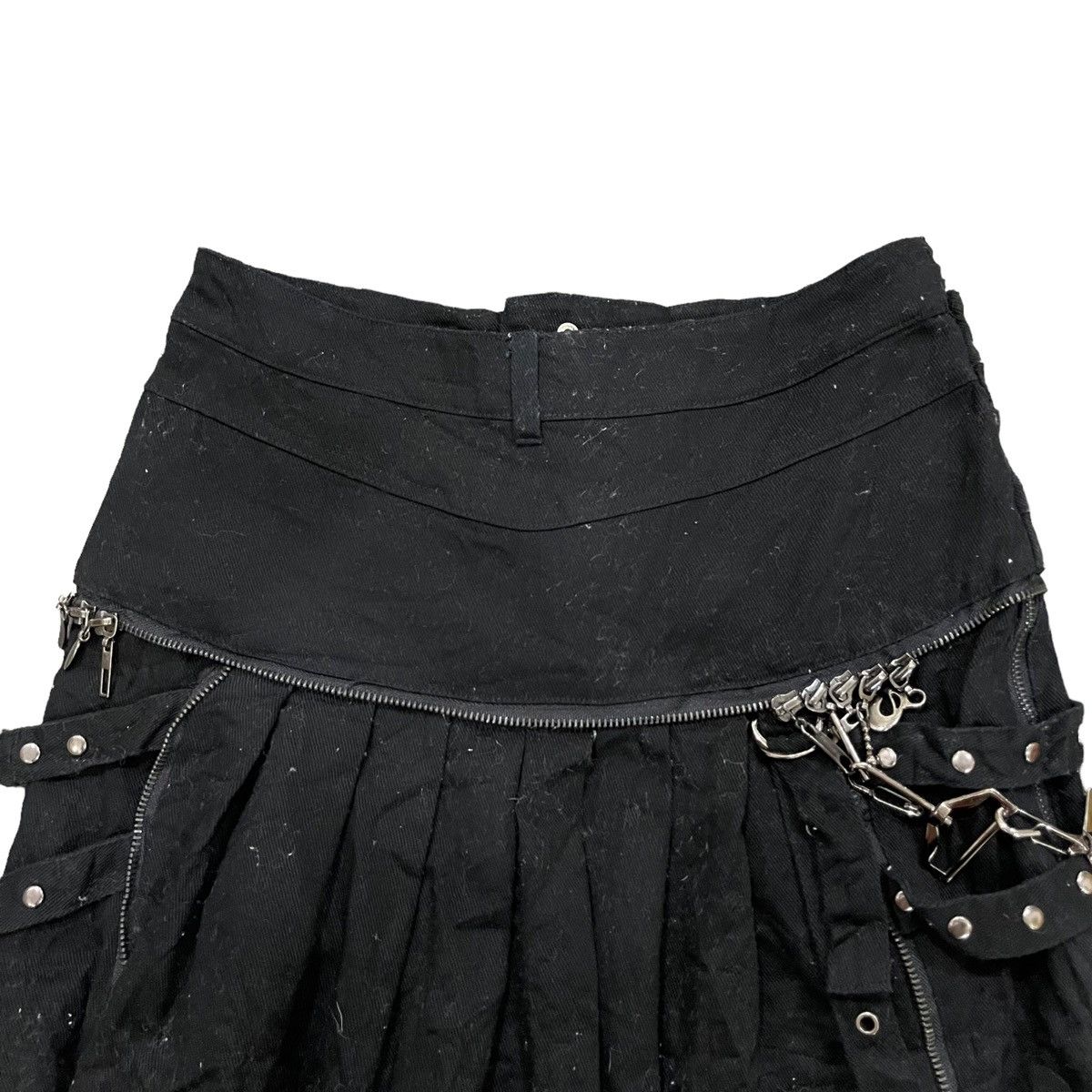 If Six Was Nine Rare Japanese Brand Seditionaries Punk Raver Mini Skirt Size 28" / US 6 / IT 42 - 11 Thumbnail