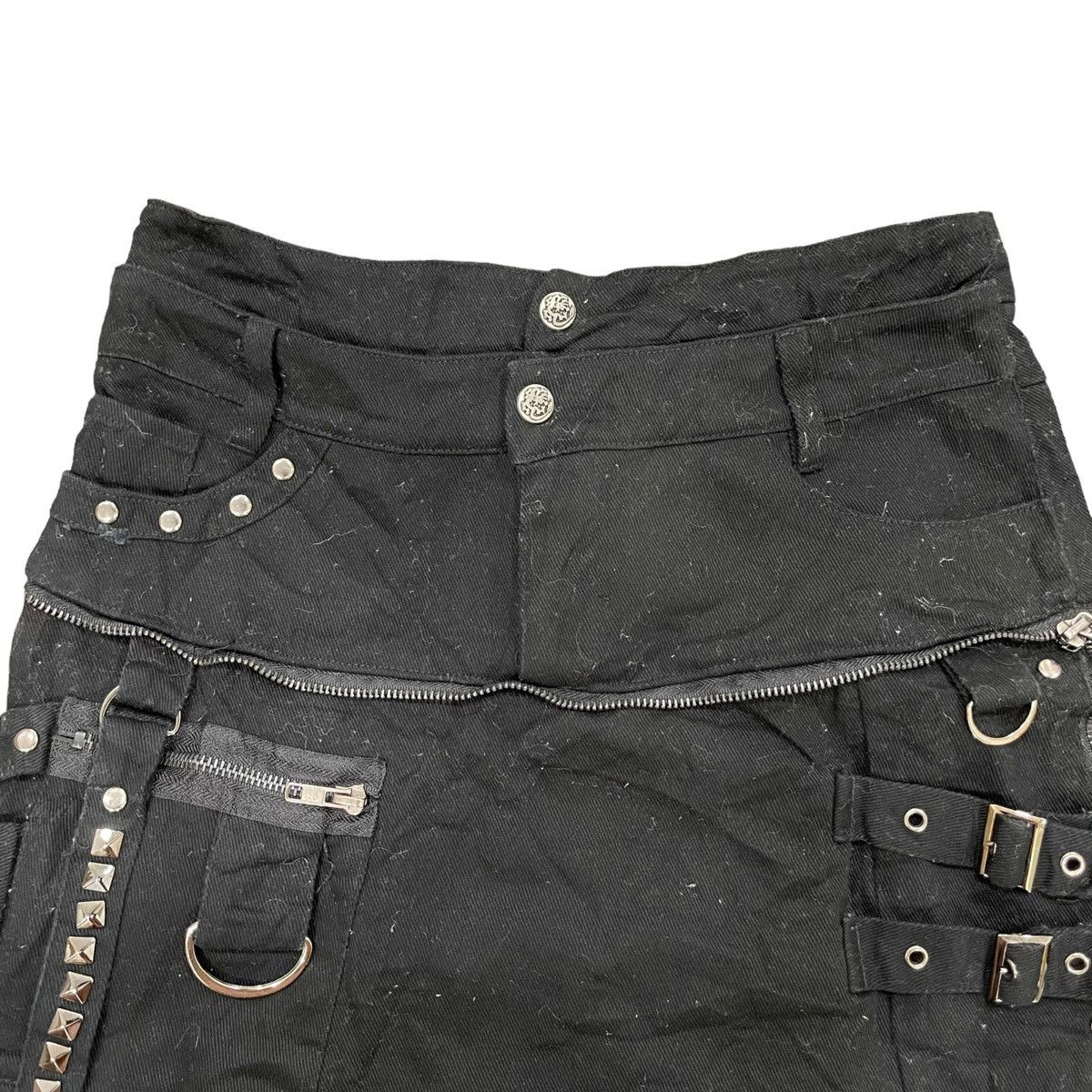 If Six Was Nine Rare Japanese Brand Seditionaries Punk Raver Mini Skirt Size 28" / US 6 / IT 42 - 5 Thumbnail