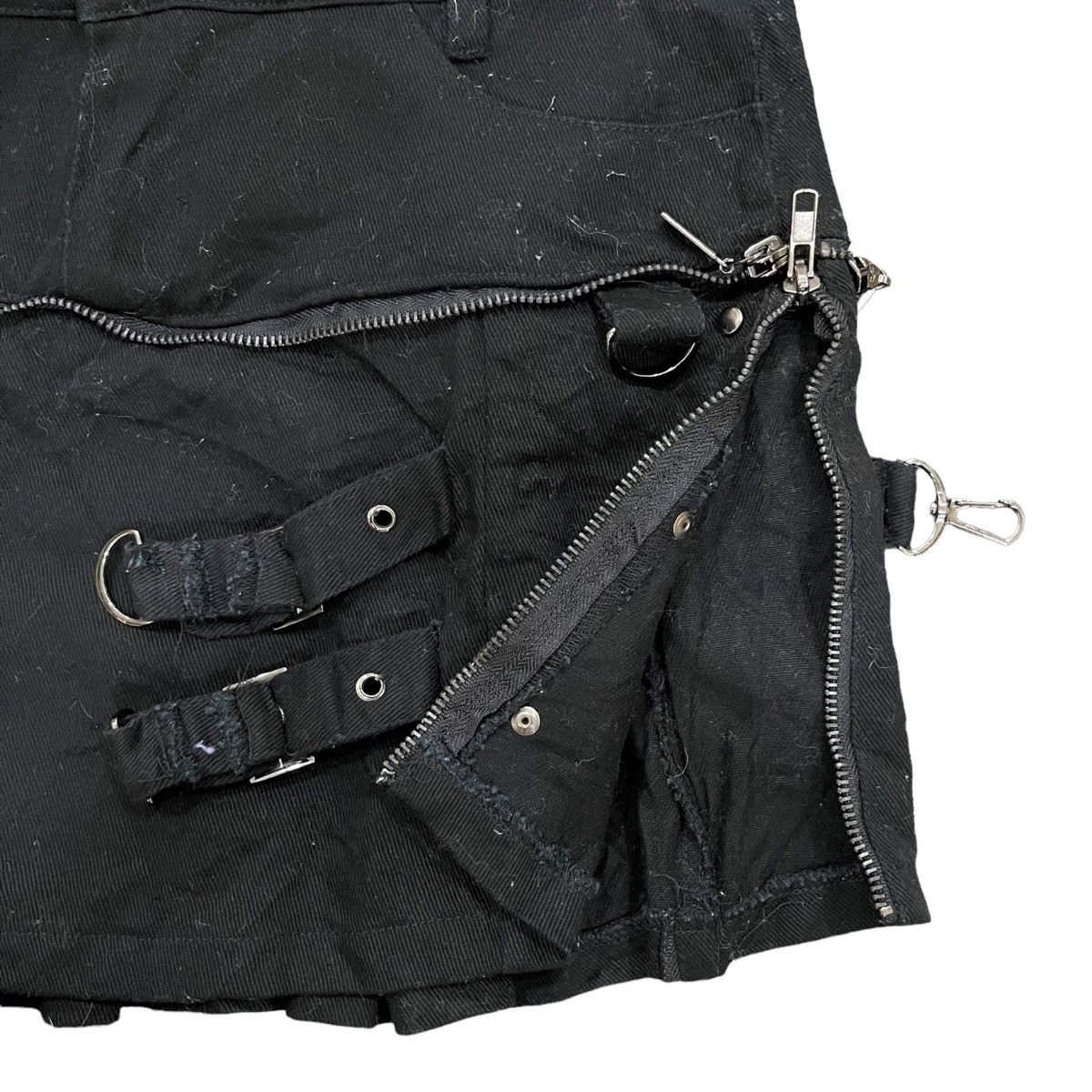 If Six Was Nine Rare Japanese Brand Seditionaries Punk Raver Mini Skirt Size 28" / US 6 / IT 42 - 6 Thumbnail
