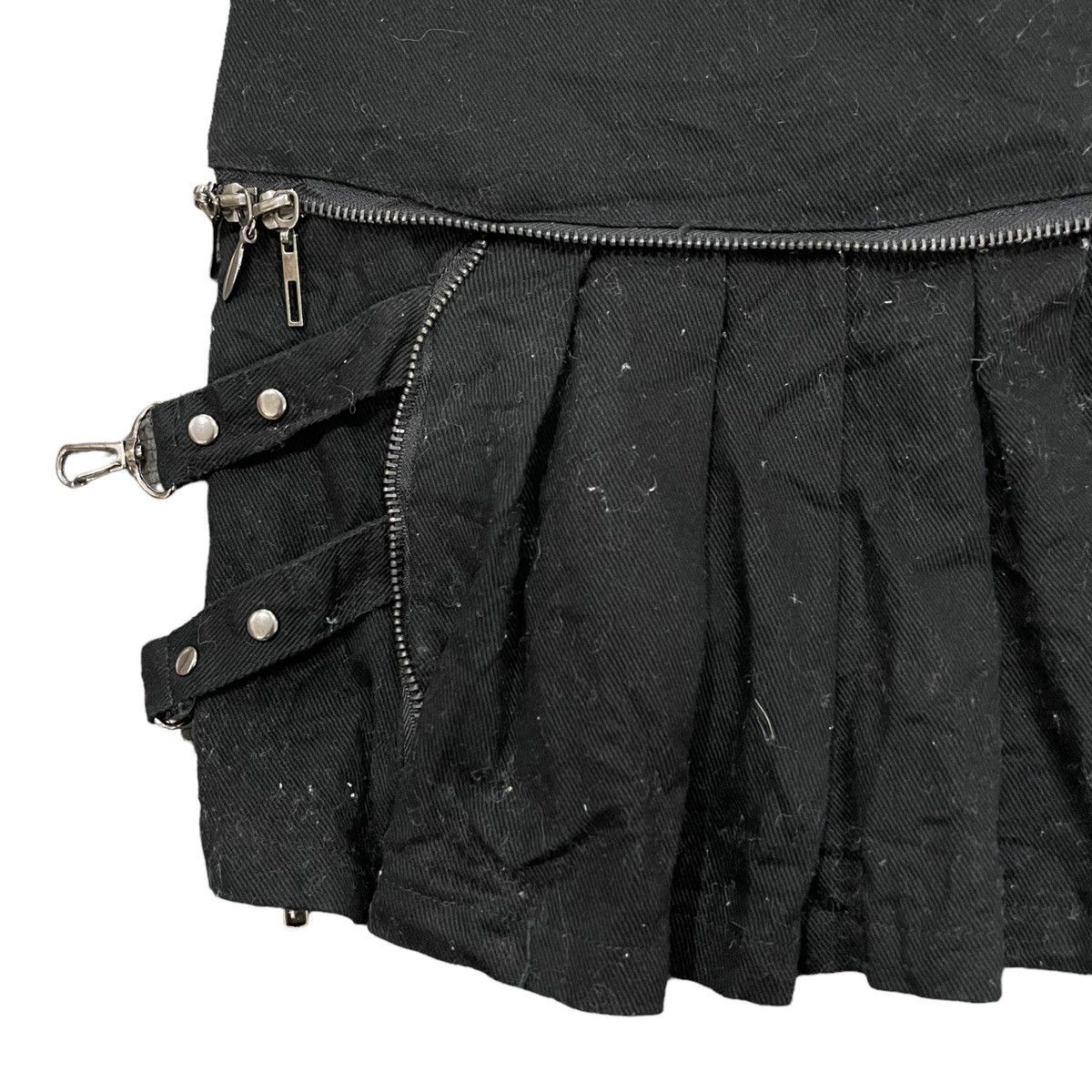 If Six Was Nine Rare Japanese Brand Seditionaries Punk Raver Mini Skirt Size 28" / US 6 / IT 42 - 10 Thumbnail