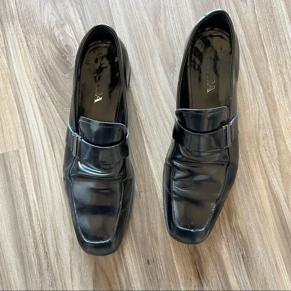Prada PRADA Driving Loafer Logo Hardware Slip Moccasin Shoes Size US 9 / EU 42 - 2 Thumbnail