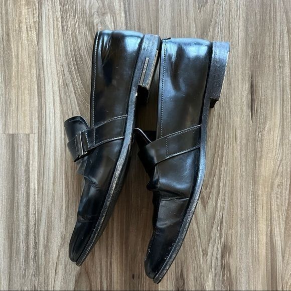 Prada PRADA Driving Loafer Logo Hardware Slip Moccasin Shoes Size US 9 / EU 42 - 3 Thumbnail