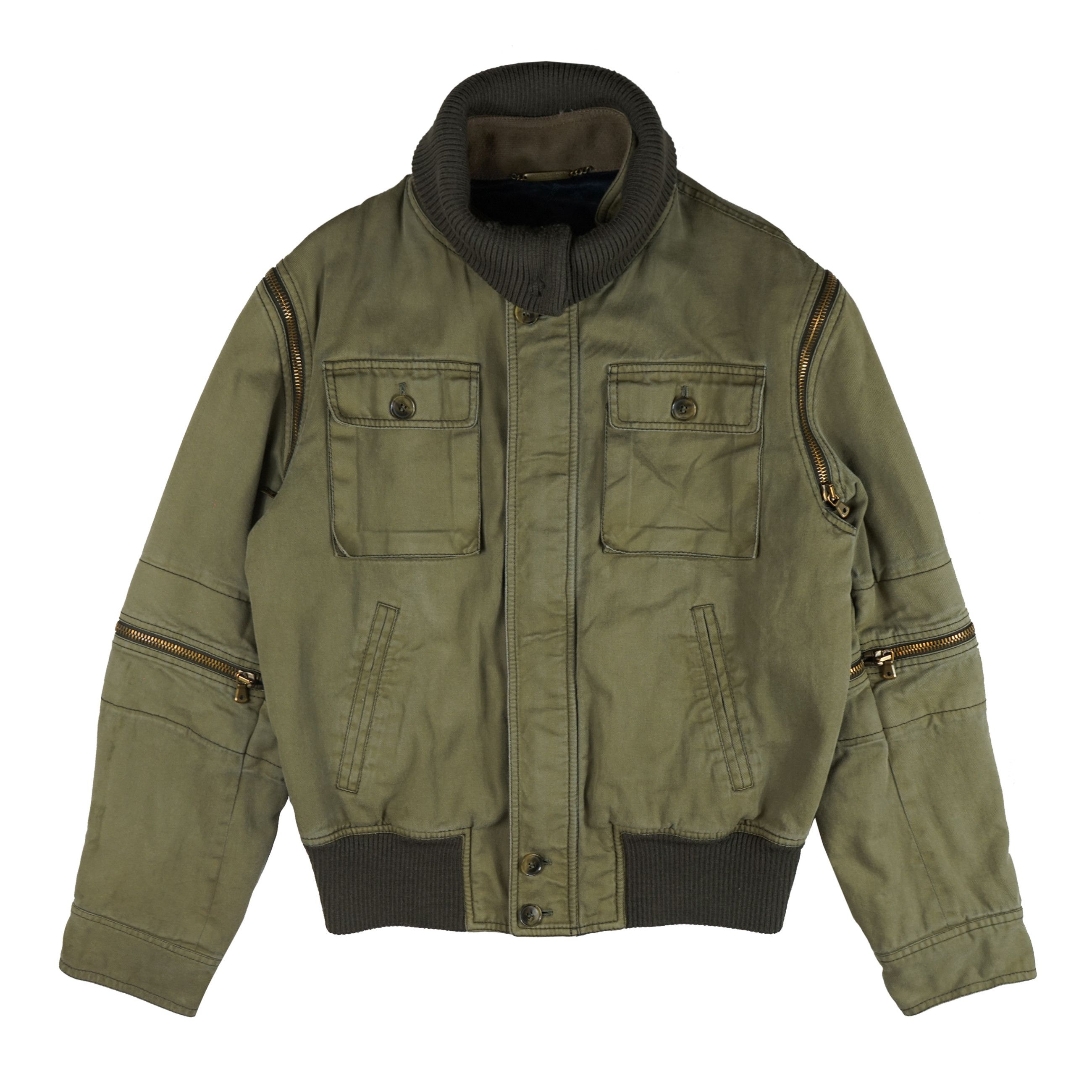 Dolce & Gabbana AW03 Modular Bomber Jacket Size US L / EU 52-54 / 3 - 1 Thumbnail