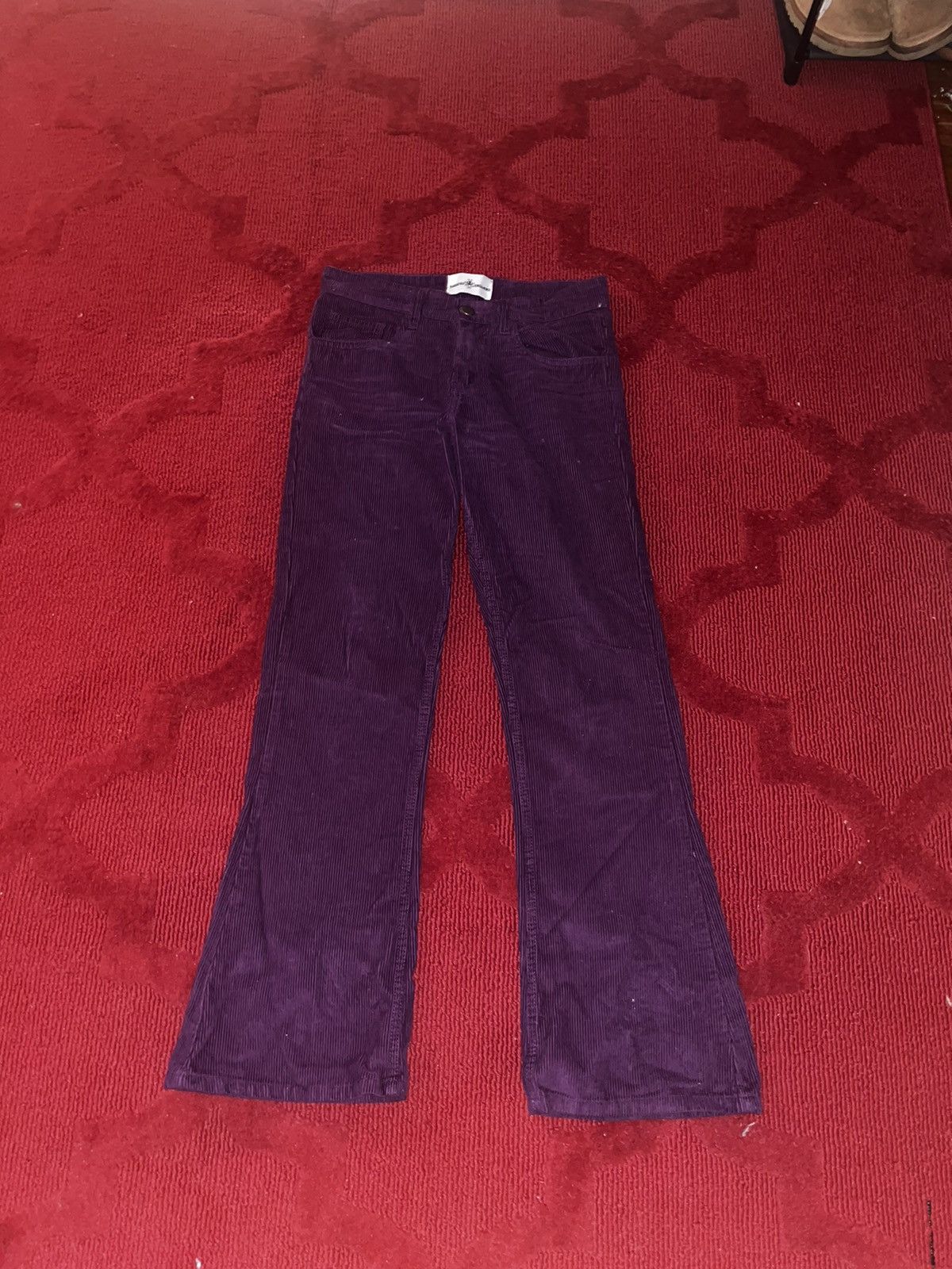 Vintage Purple Madcap England Corduroy Flares | Grailed