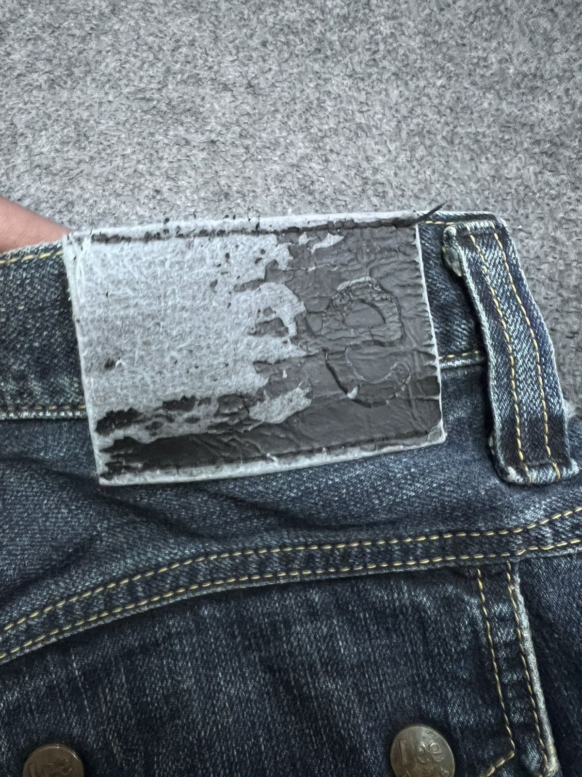 Japanese Brand FLARED💥LEE RIDERS DISTRESSED TWIST DENIM PANT Size US 30 / EU 46 - 7 Thumbnail