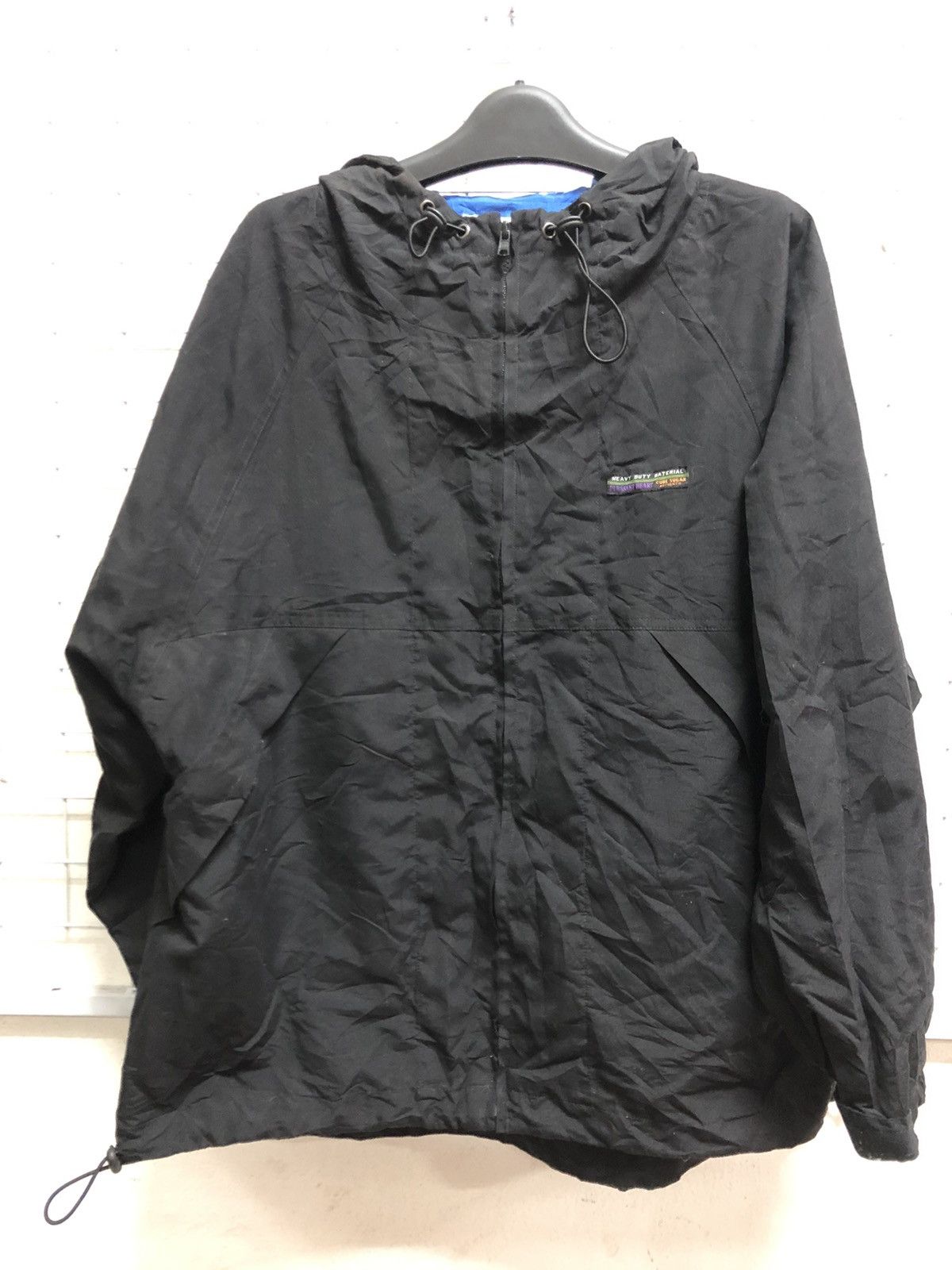 image of Vintage Authentic Cube Sugar Windbracker Jacket Hoodie Saiz M in Black, Men's (Size Medium)
