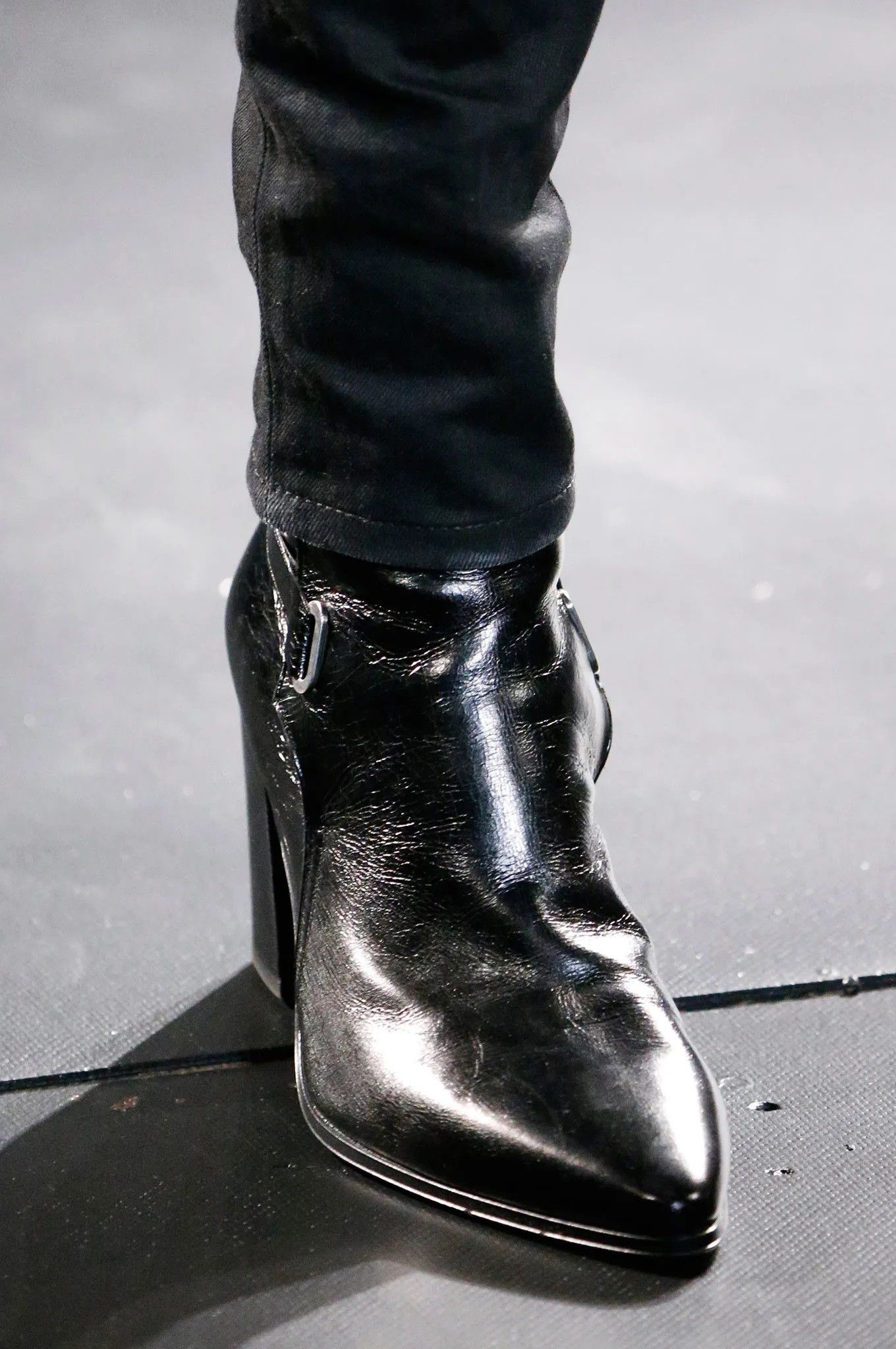 Hedi Slimane × Saint Laurent Paris SLP - Hedi Slimane - F/W 15 - 45 French Snap Boot Size US 9 / EU 42 - 2 Thumbnail