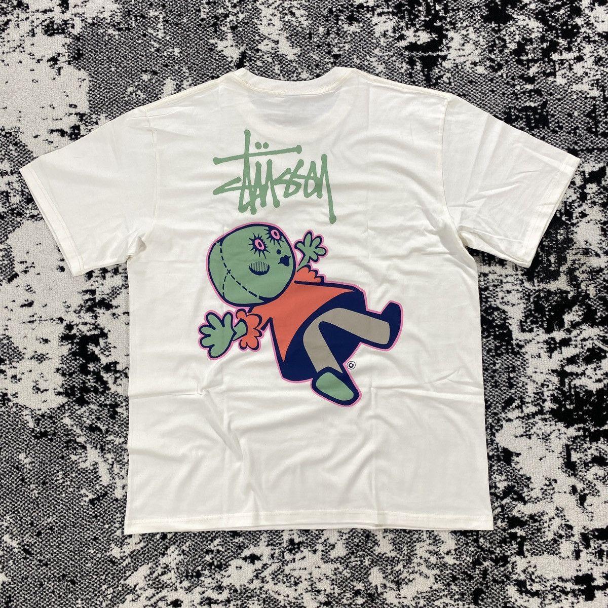 Stussy STUSSY DOLLIE PIG DYED TEE NATURAL - MEDIUM | Grailed