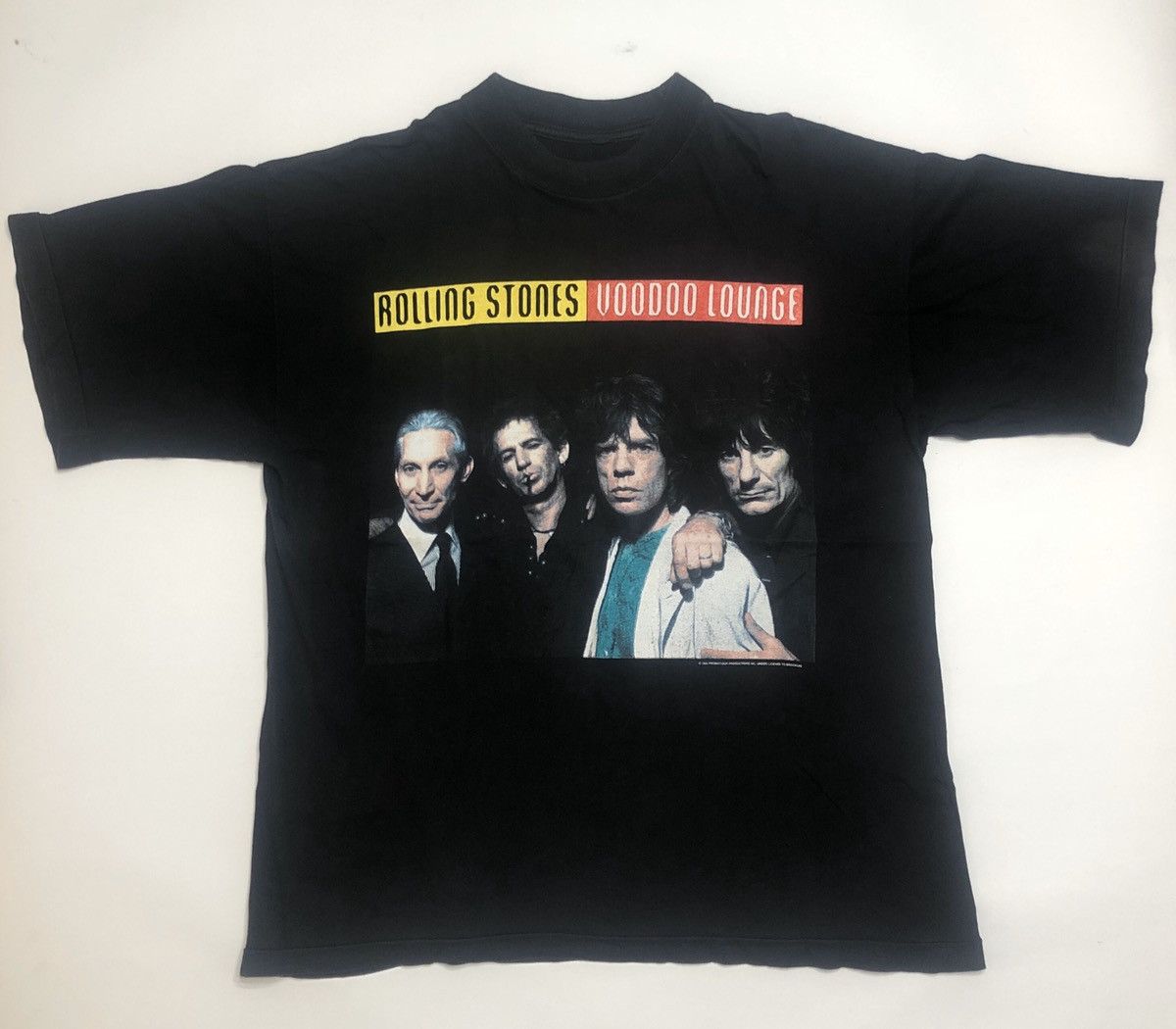 image of Rock Band x The Rolling Stones Vintage The Rolling Stones Tour 94/95 in Black, Men's (Size XL)