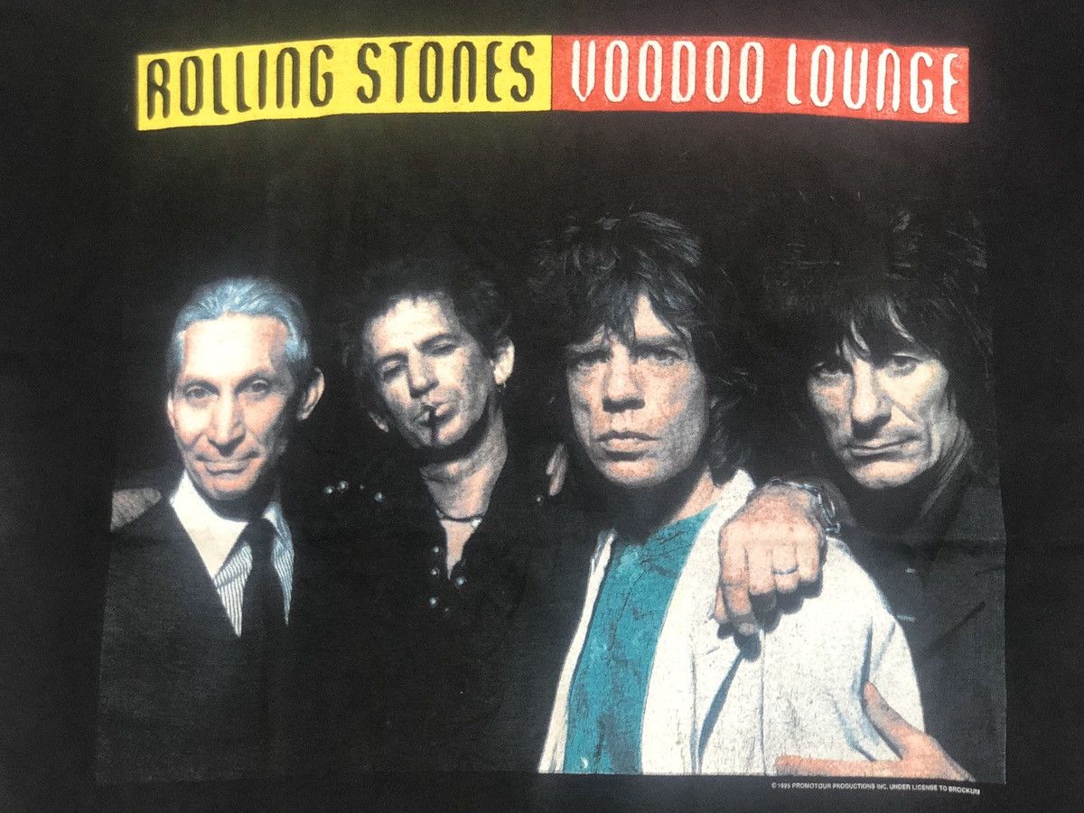 Band Tees × The Rolling Stones × Vintage Vintage The Rolling Stones Tour 94/95 Size US XL / EU 56 / 4 - 2 Thumbnail