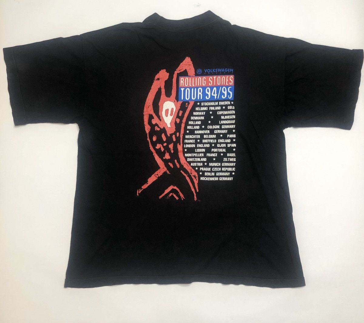 Band Tees × The Rolling Stones × Vintage Vintage The Rolling Stones Tour 94/95 Size US XL / EU 56 / 4 - 4 Thumbnail