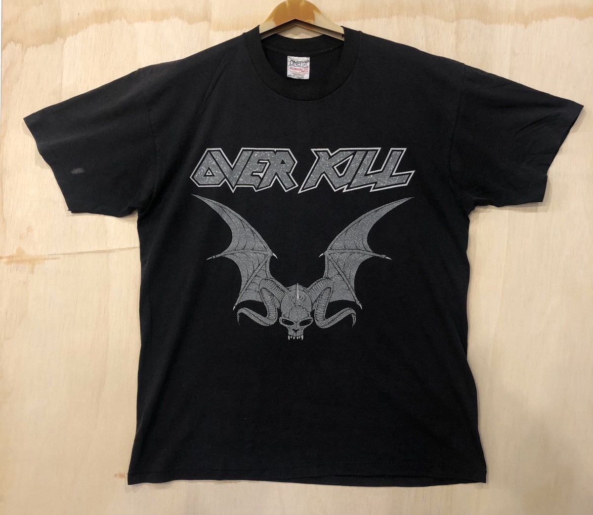 Band Tees × Vintage Vintage OVER KILL band t shirt USA Size US XL / EU 56 / 4 - 1 Thumbnail