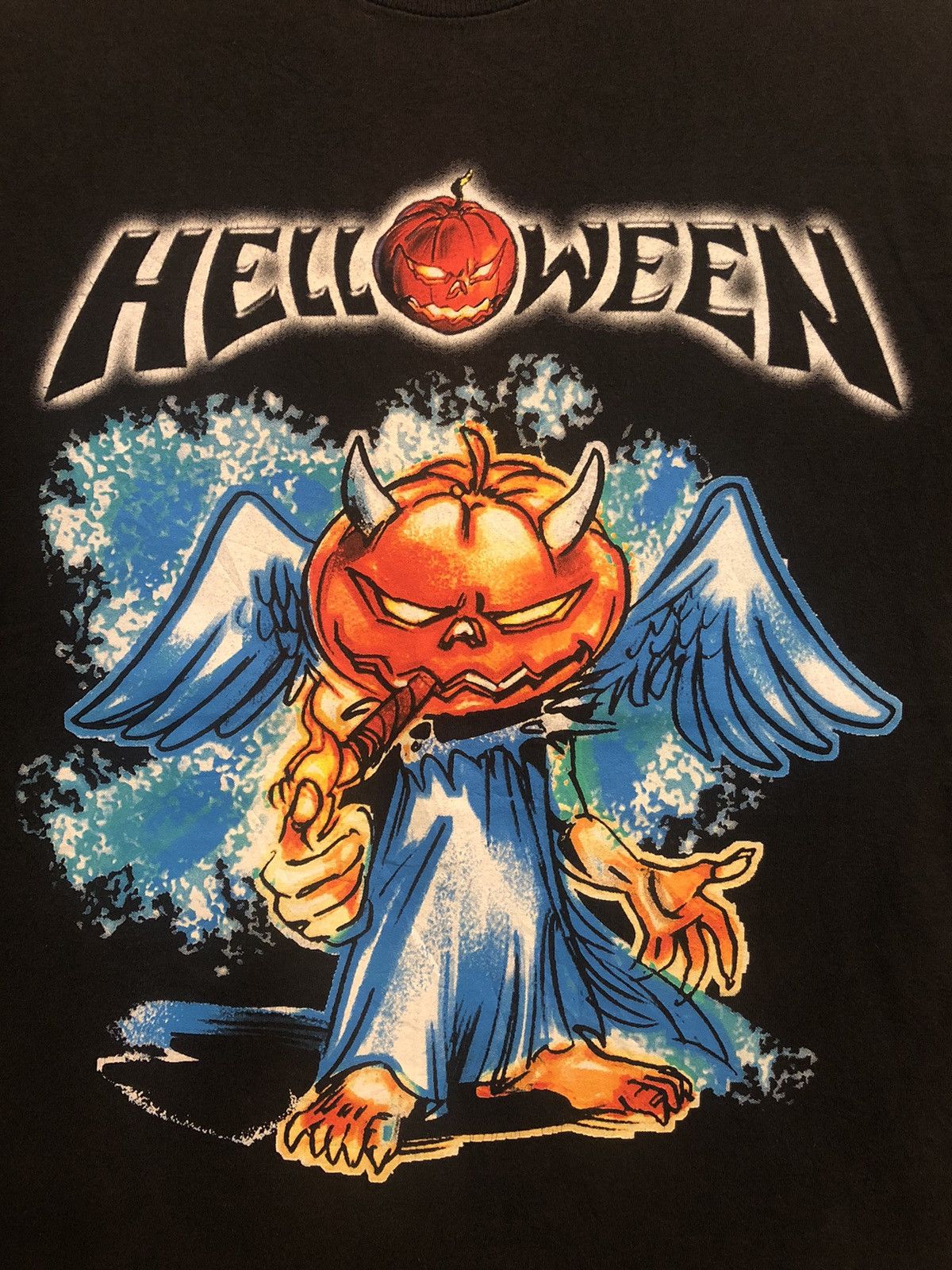 Band Tees Vintage HELLOWEEN Better Than Raw WORLD TOUR Size US L / EU 52-54 / 3 - 2 Thumbnail