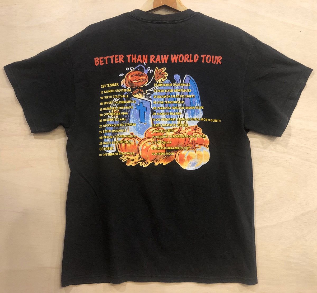 Band Tees Vintage HELLOWEEN Better Than Raw WORLD TOUR Size US L / EU 52-54 / 3 - 3 Thumbnail