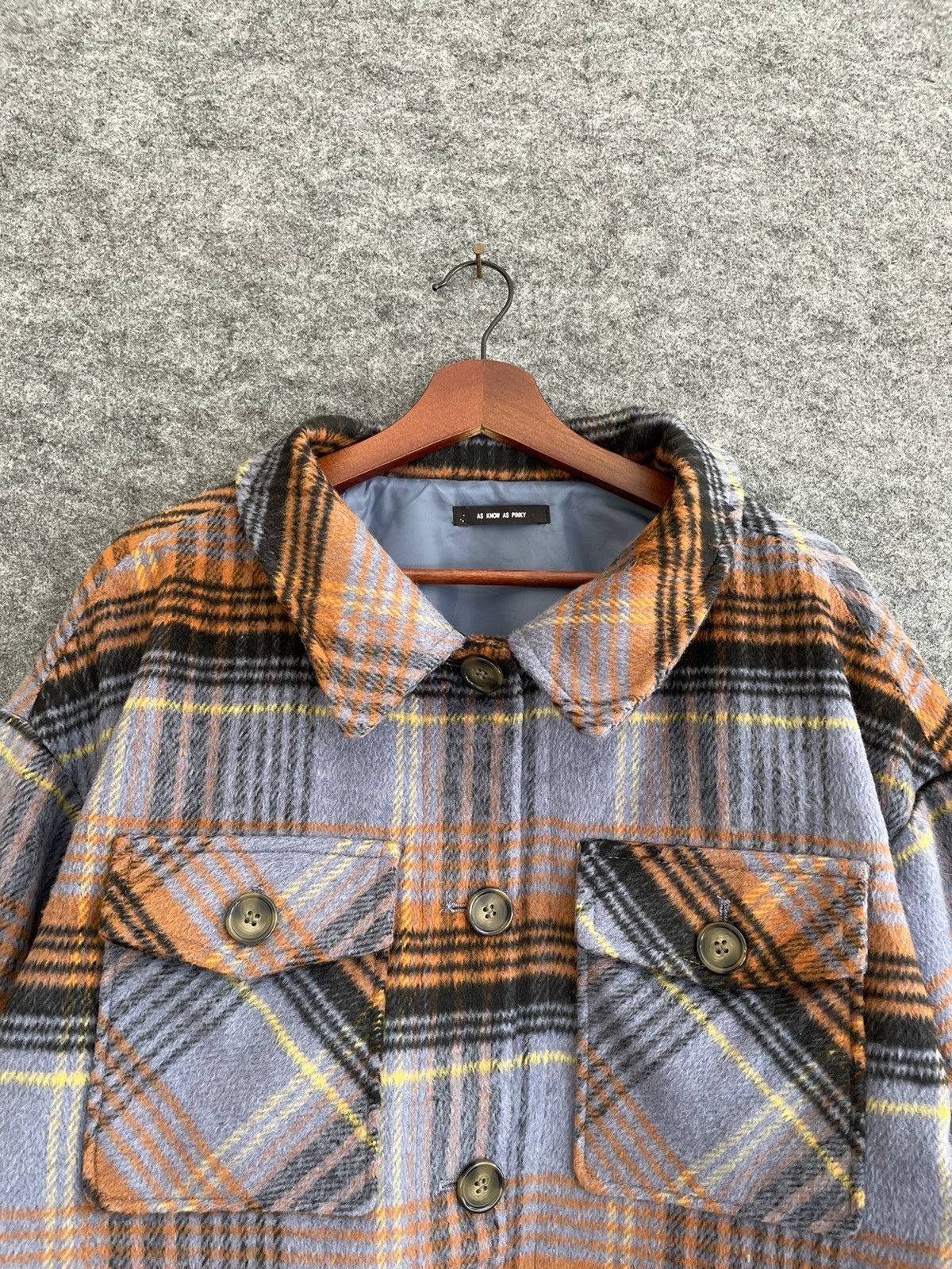 Japanese Brand AS KNOW AS PINKY TARTAN JACKET Size US L / EU 52-54 / 3 - 2 Thumbnail