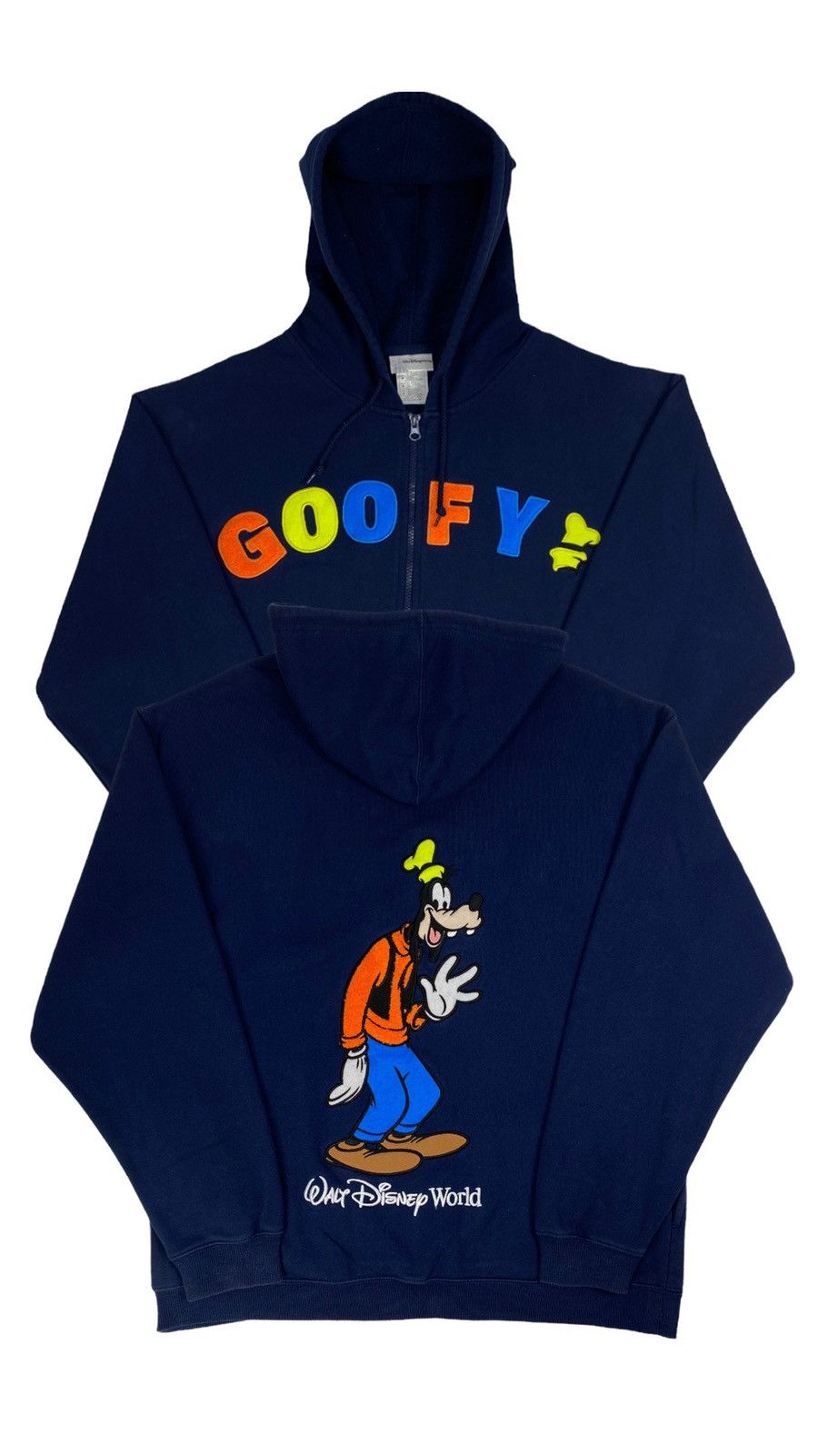 Disney 🔥LASTDROP🔥 Goofy Walt Zip Hoodie Big Logo Sweatshirt Size US L / EU 52-54 / 3 - 1 Thumbnail