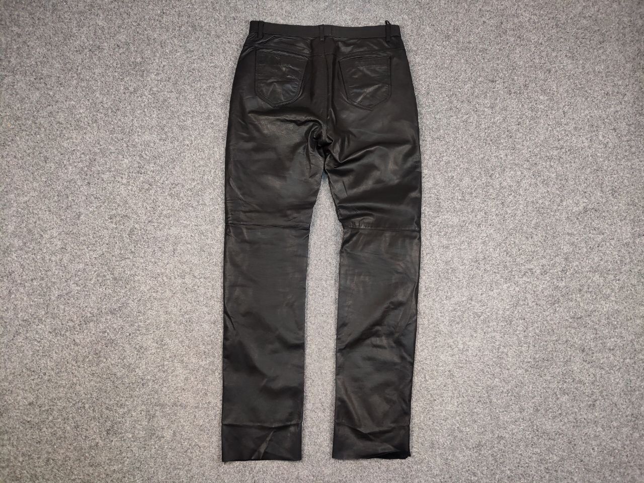 Japanese Brand Vintage Leather Black Pants Japan Hype Travis Scott Style Size US 34 / EU 50 - 10 Thumbnail