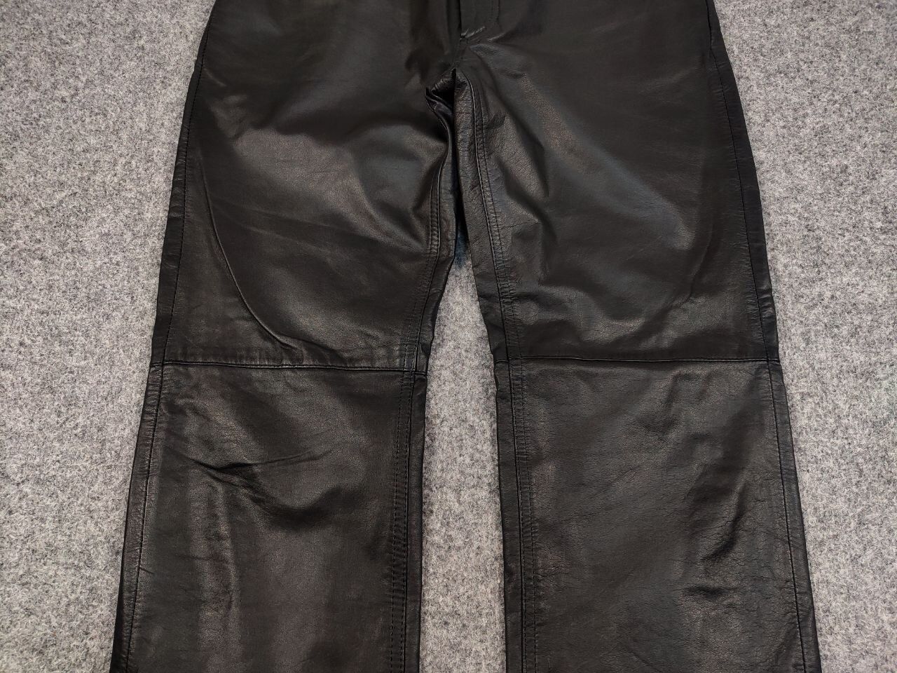 Japanese Brand Vintage Leather Black Pants Japan Hype Travis Scott Style Size US 34 / EU 50 - 6 Thumbnail