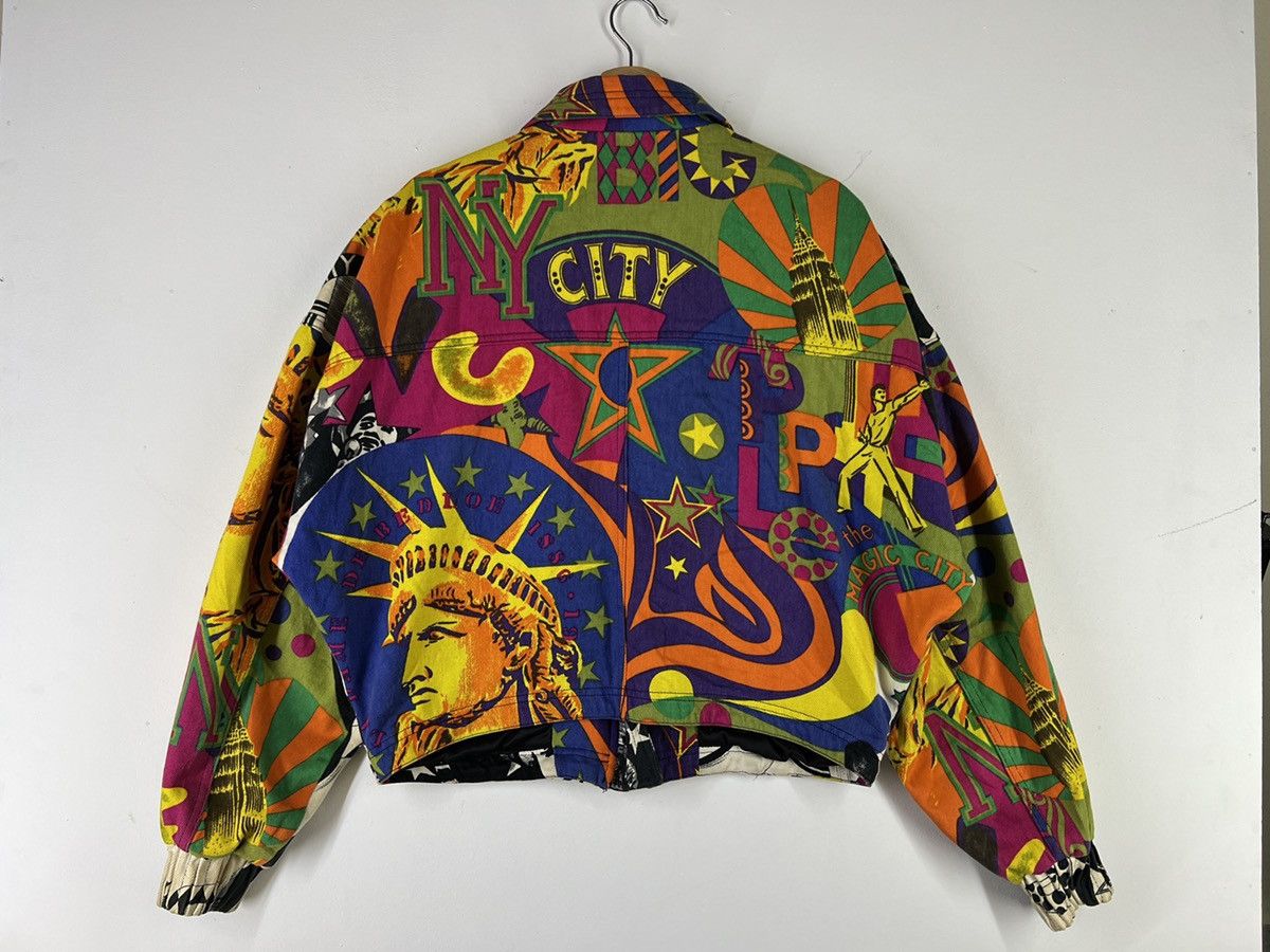Versace 💥VERSACE LIBERTY DENIM BOMBER JACKET Size US XL / EU 56 / 4 - 8 Thumbnail